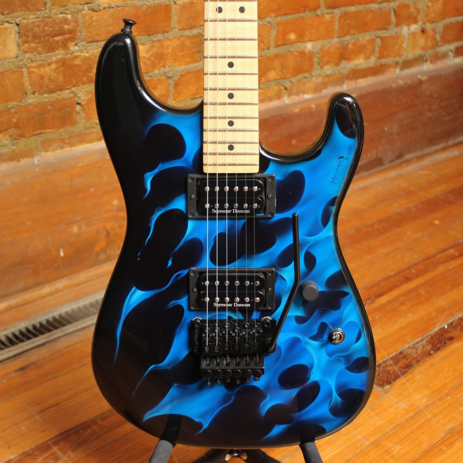 Charvel San Dimas Style 1 HHFR 2010 - Blue Flame Ltd. 1 of 25