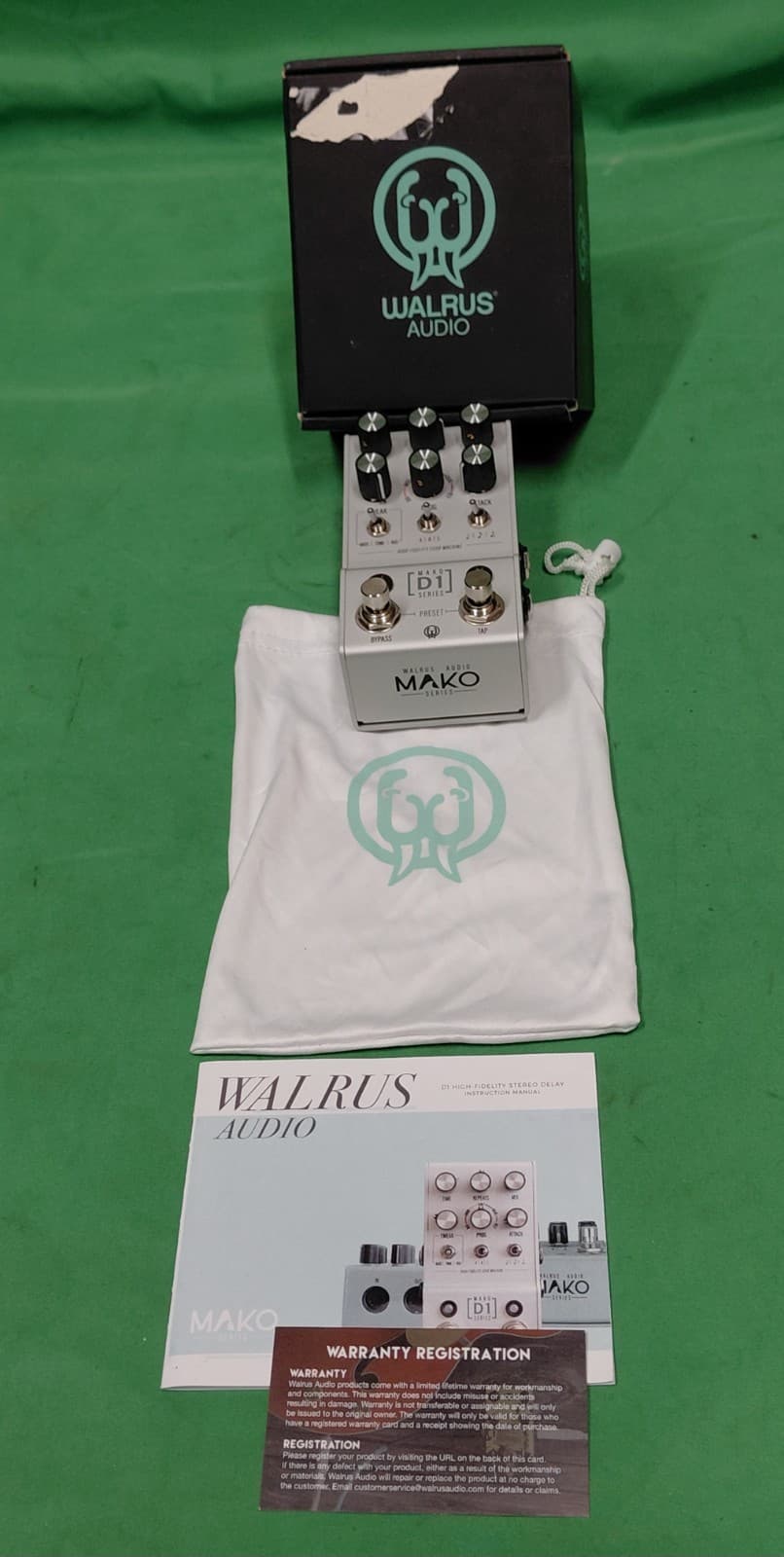 Walrus Audio MAKO Series D1 MK1 High-Fidelity Delay Guitar Effects Pedal