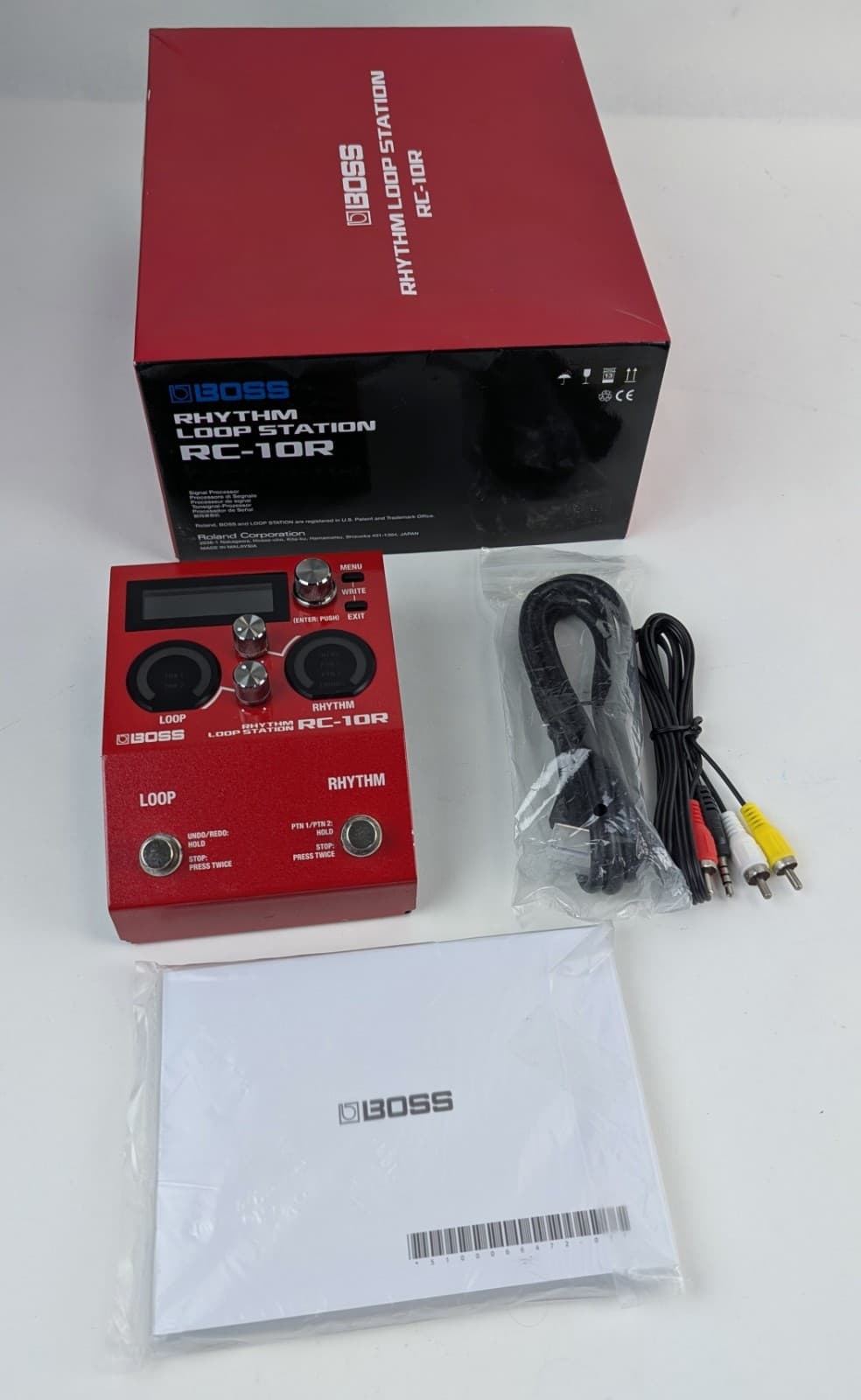 BOSS RC-10R - Rhythm Loop Station - Guitar Effects Pedal