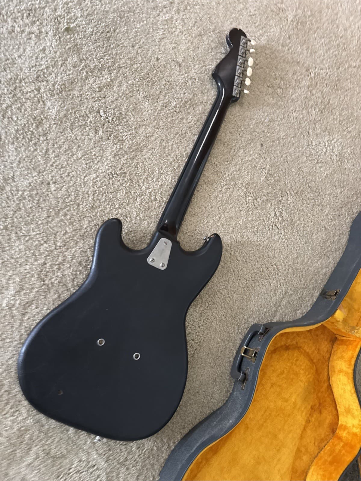 1960s Hagstrom I Electric Guitar For Parts Or Restore W/ Case