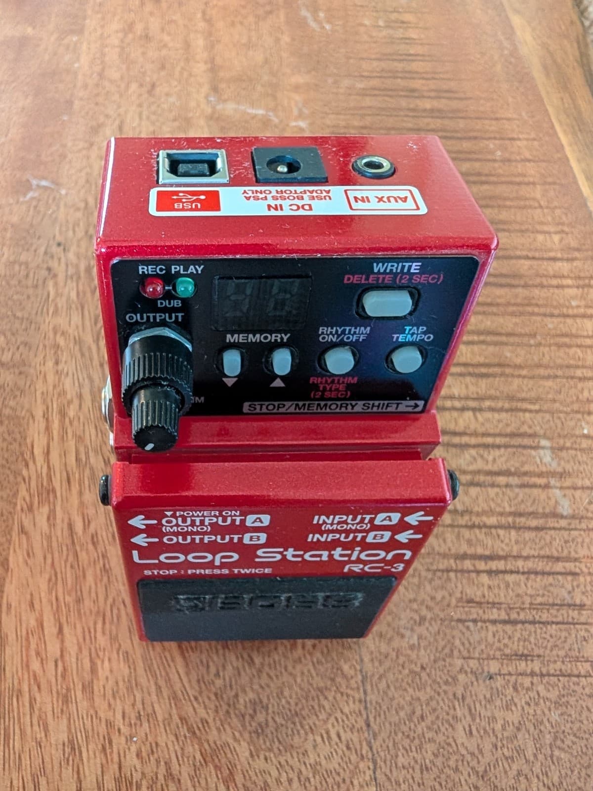 Boss RC-3 Loop Station Digital Looper Pedal for Electric Guitar USB