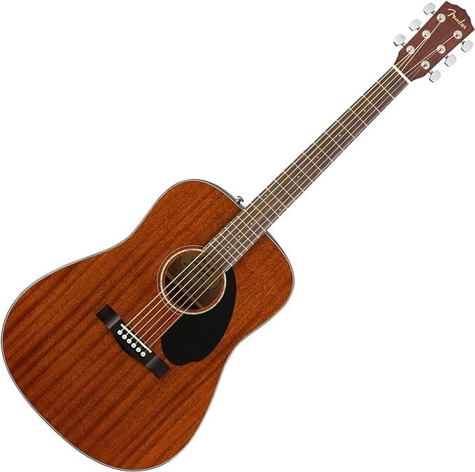 Fender CD-60S Acoustic Guitar Dreadnought All-Mahogany Gloss Finish