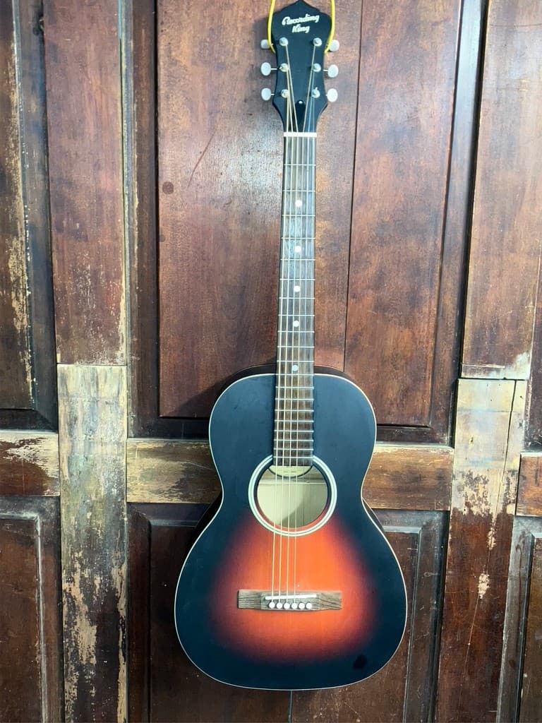 Recording King RPH-05 Solid Top Parlor Size Steel String Acoustic Guitar "0"