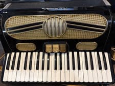 Black Gold Hohner Piano Accordion LM 41 120