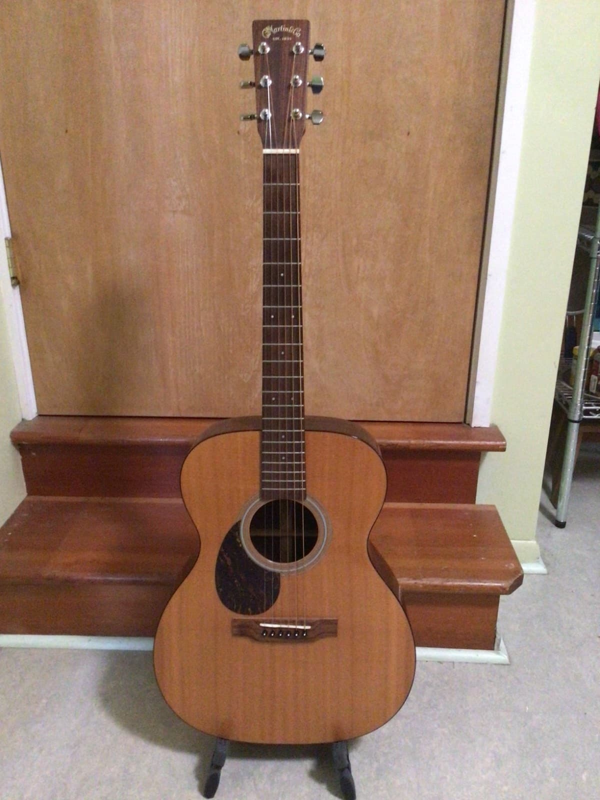 left-handed Martin OM-21 guitar, 2008
