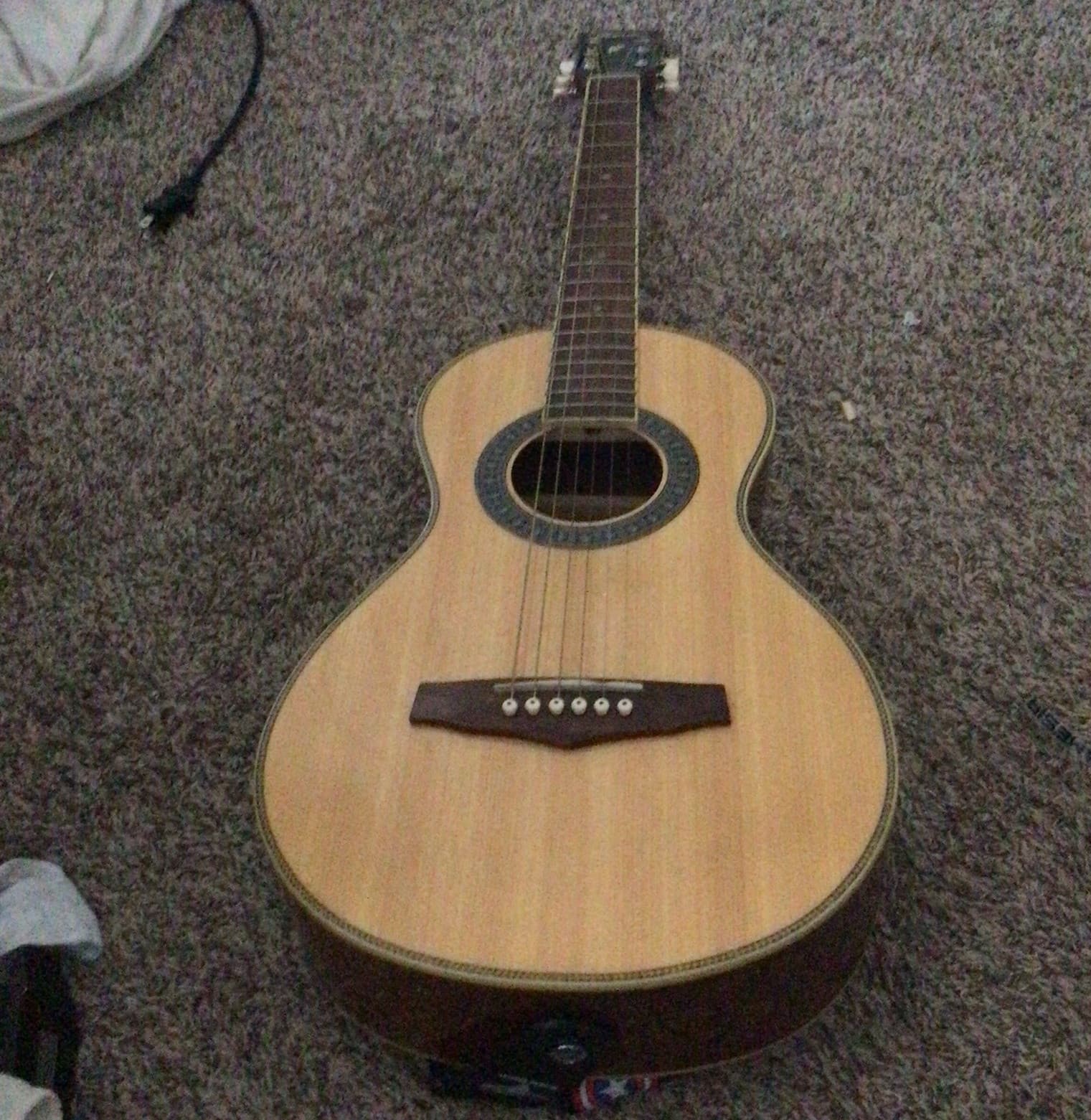 Ibanez Parlor Acoustic Guitar 6-String Spruce Body Natural Right-Handed