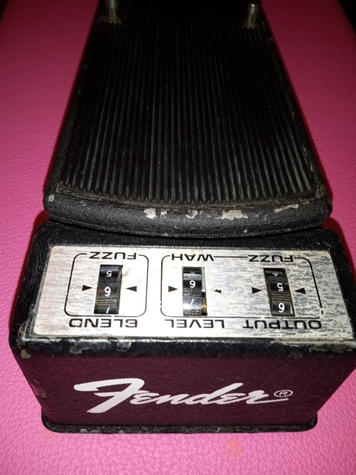 Vintage Fender Wah Fuzz Guitar Effect Pedal