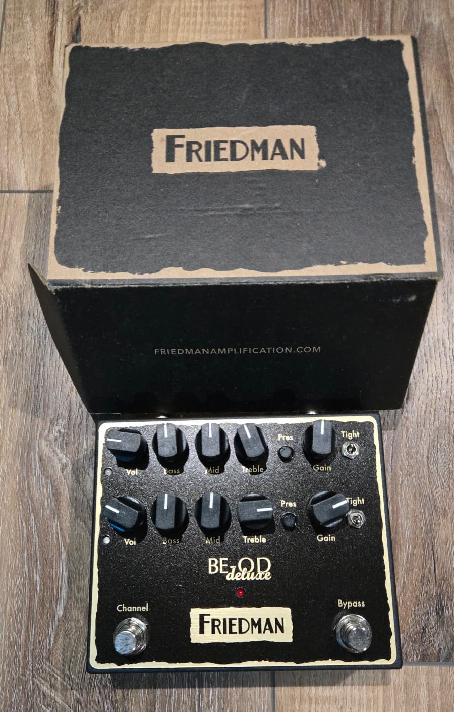 Friedman BE-OD Deluxe Dual Overdrive Guitar Effects Pedal