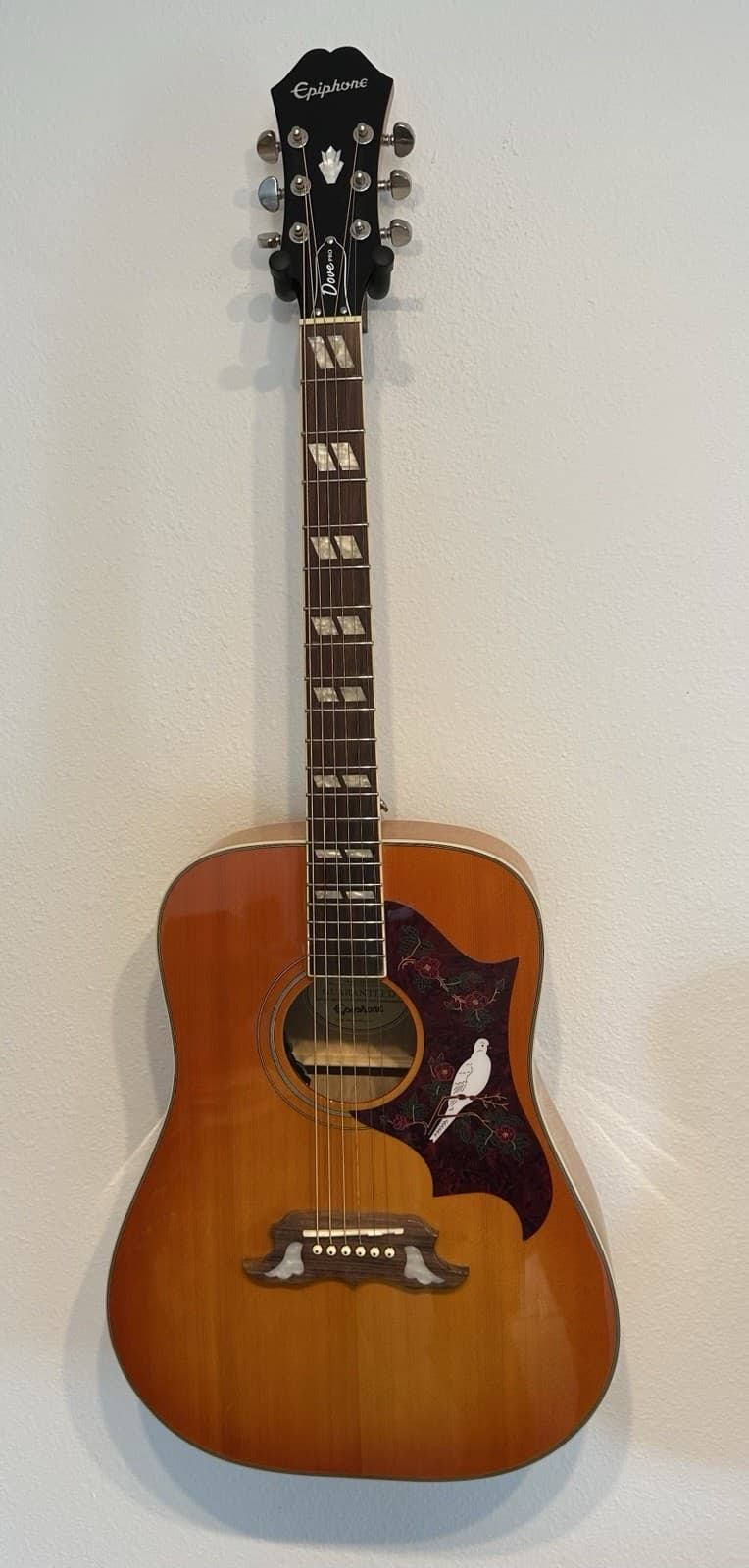 Epiphone Dove Pro Acoustic-Electric Guitar Vintage Burst