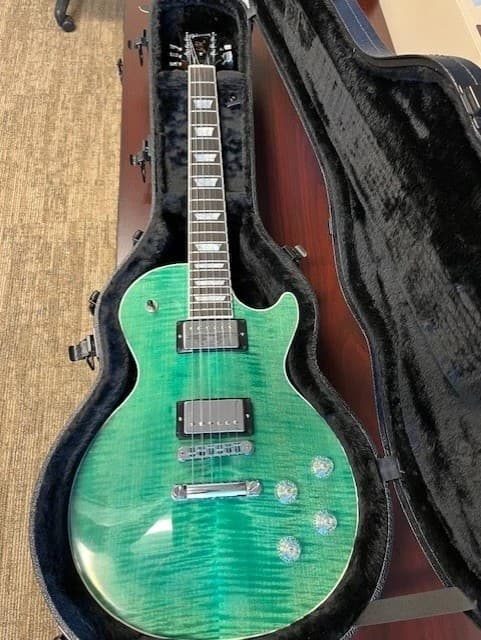 Gibson Les Paul Modern Figured Electric Guitar - Seafoam Green