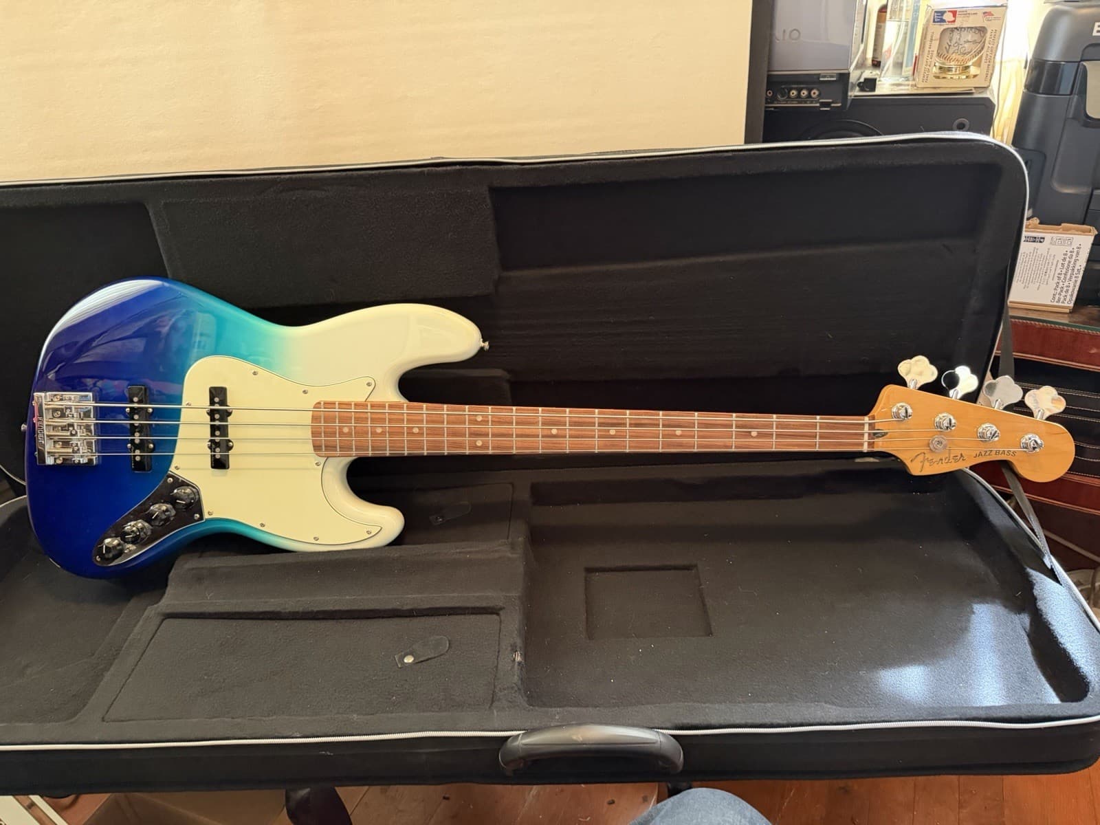 2021 Fender Player Plus 75th Anniversary Jazz Bass Guitar With Case
