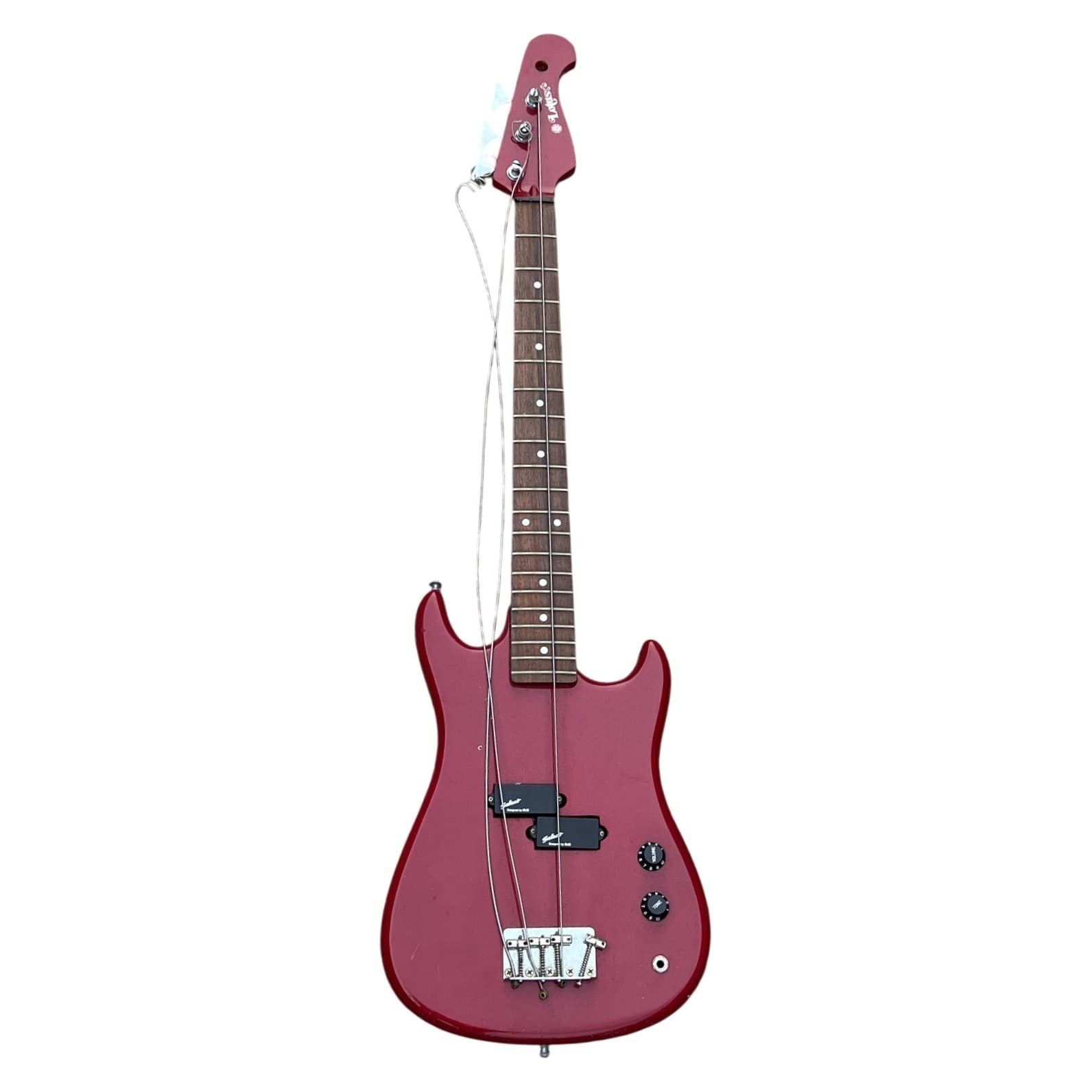 Vintage Lotus Bass Guitar Red P-Bass Style Select by EMG Pickups Project/Parts
