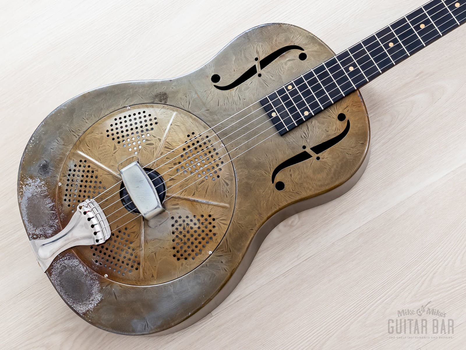 1931 National Sears, Roebuck & Co. Duolian Vintage Single Cone Resonator w/ Case