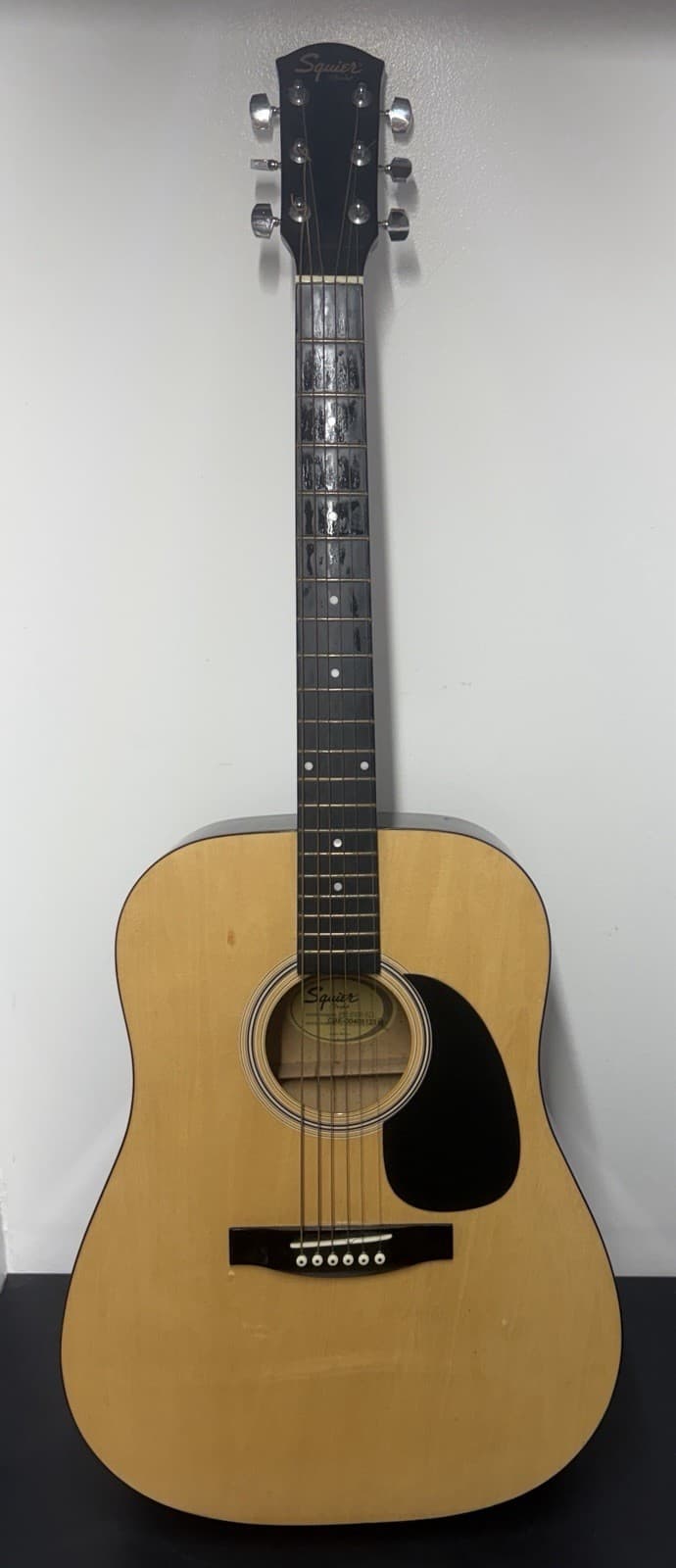Squier Fender Acoustic Dreadnought Guitar Natural & Black 093-0300-021