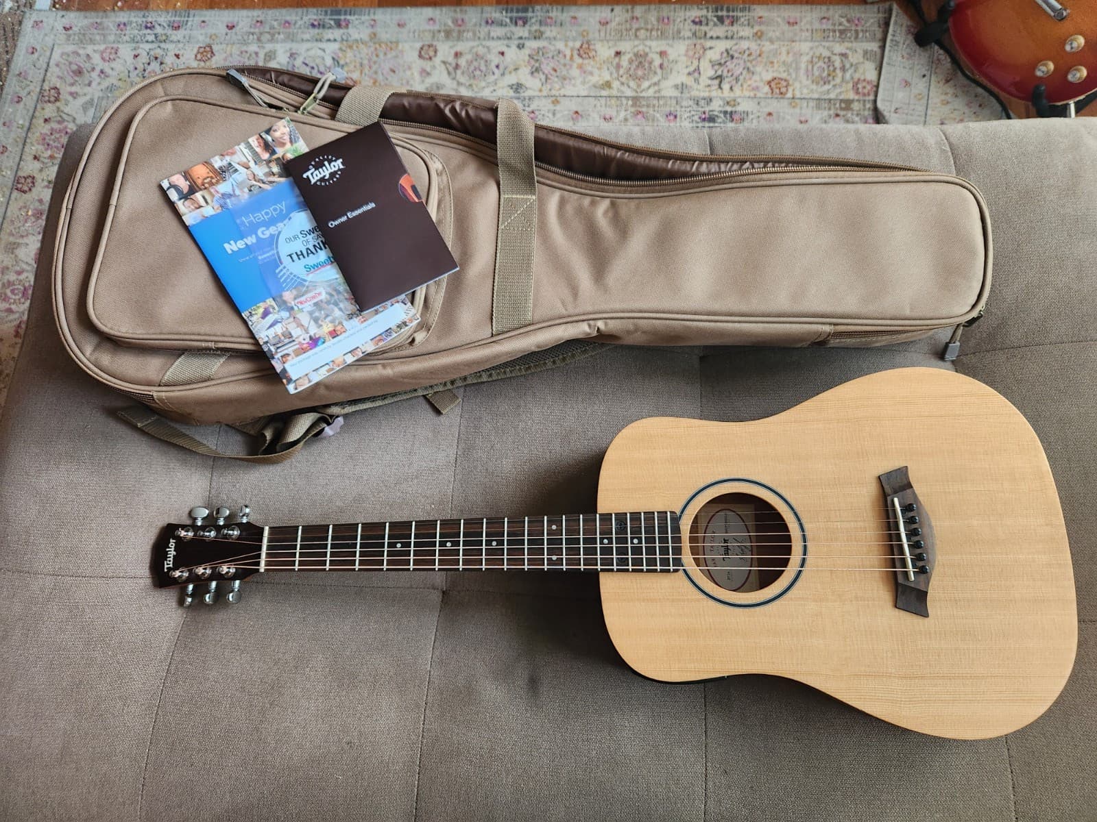 Taylor Baby Taylor BT1e Walnut Acoustic Guitar - Natural Sitka Spruce