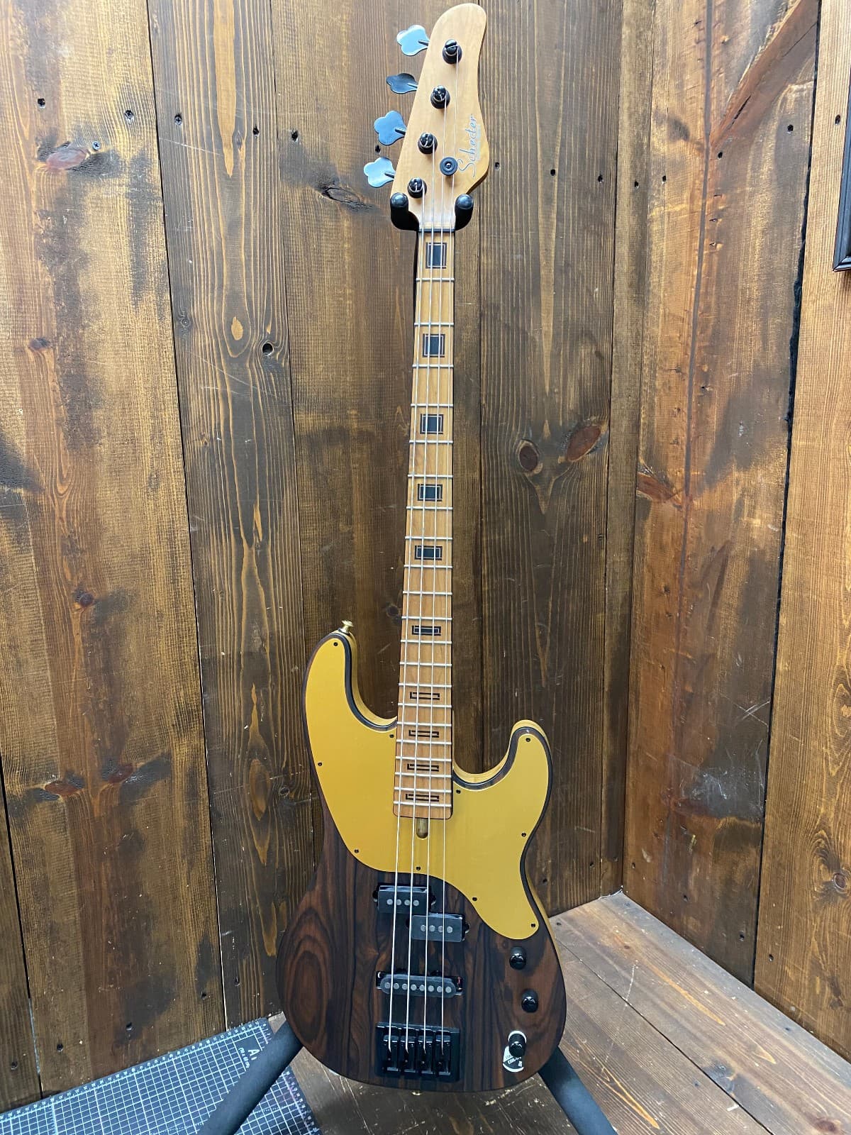 Schecter Model T Exotic Ziricote 4 Electric Bass | USED/EXCELLENT | Natural Satn