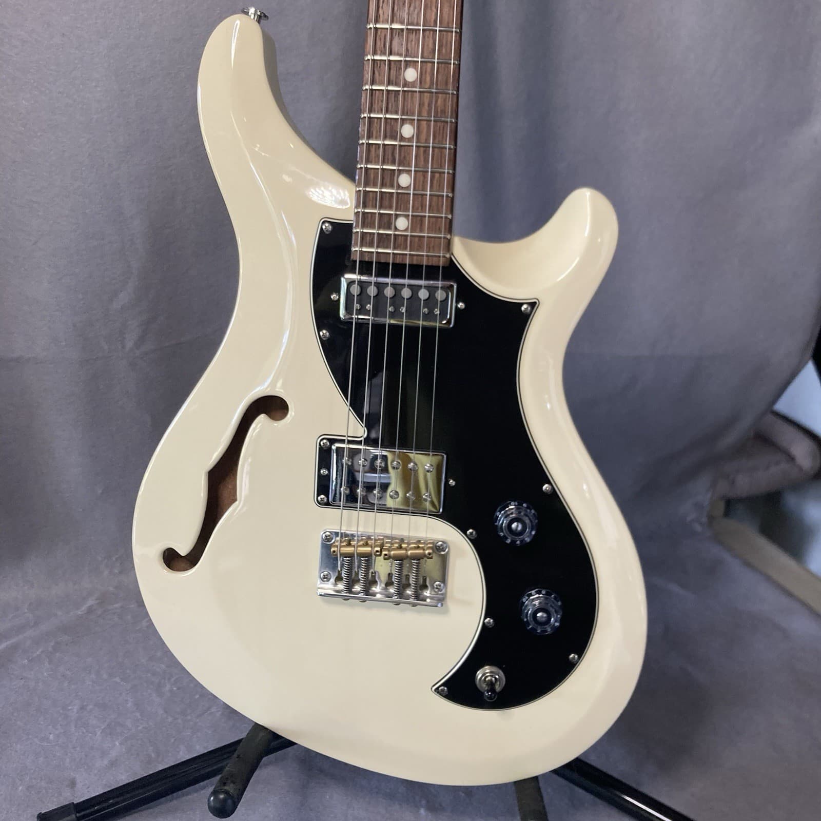 PRS S2 Vela Semi-Hollow Pearl White Electric Guitar 2019