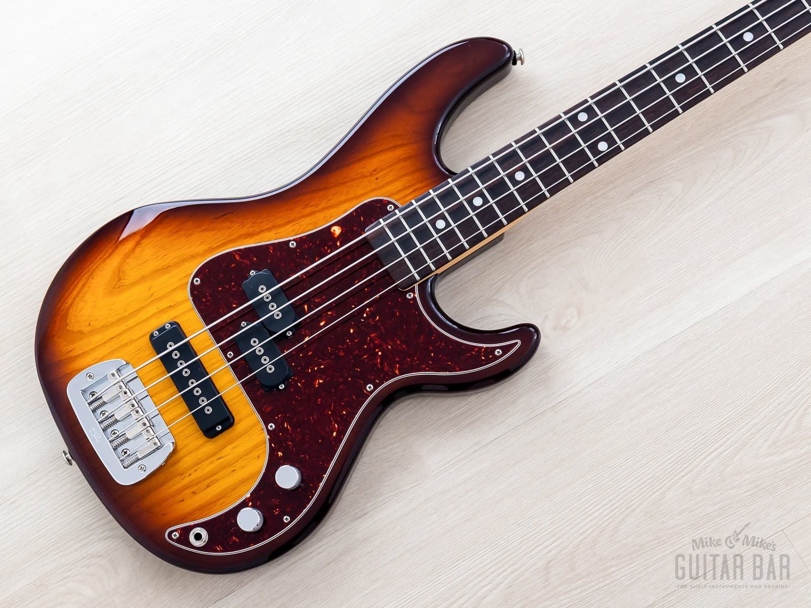 2017 G&L SB-2 PJ Bass Sunburst, USA-Made, Leo Fender