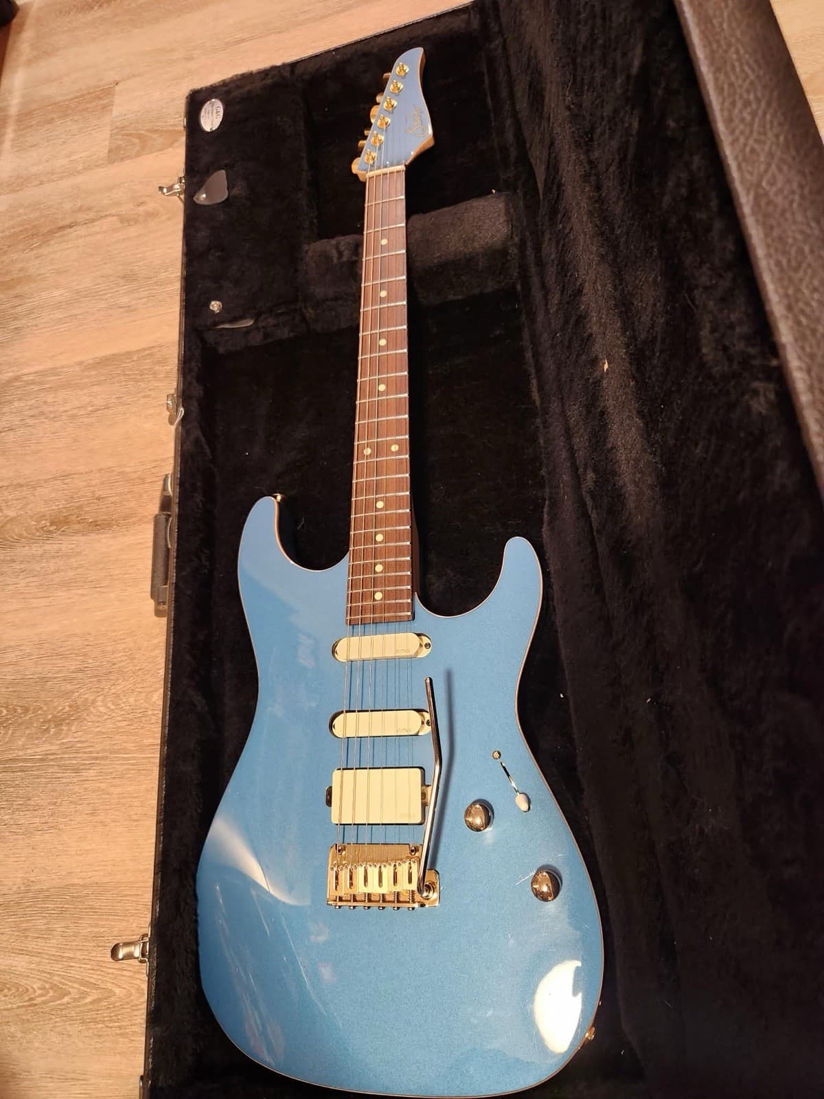 Suhr Limited Edition Standard Legacy Electric Guitar Phelem Blue W/ Case