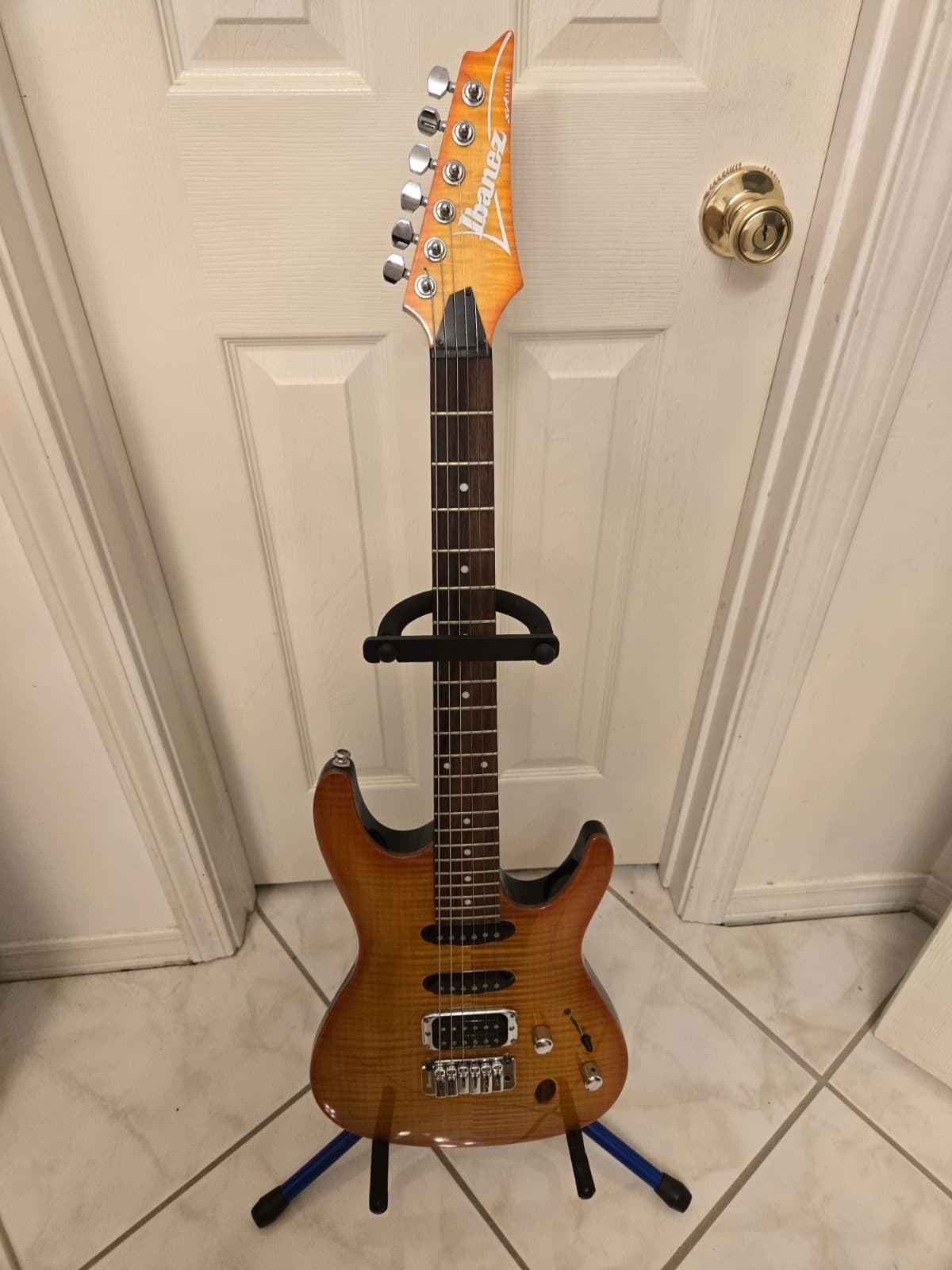 Ibanez SA260FM 2006 Amber Flamed Exc. Condition W/Bag