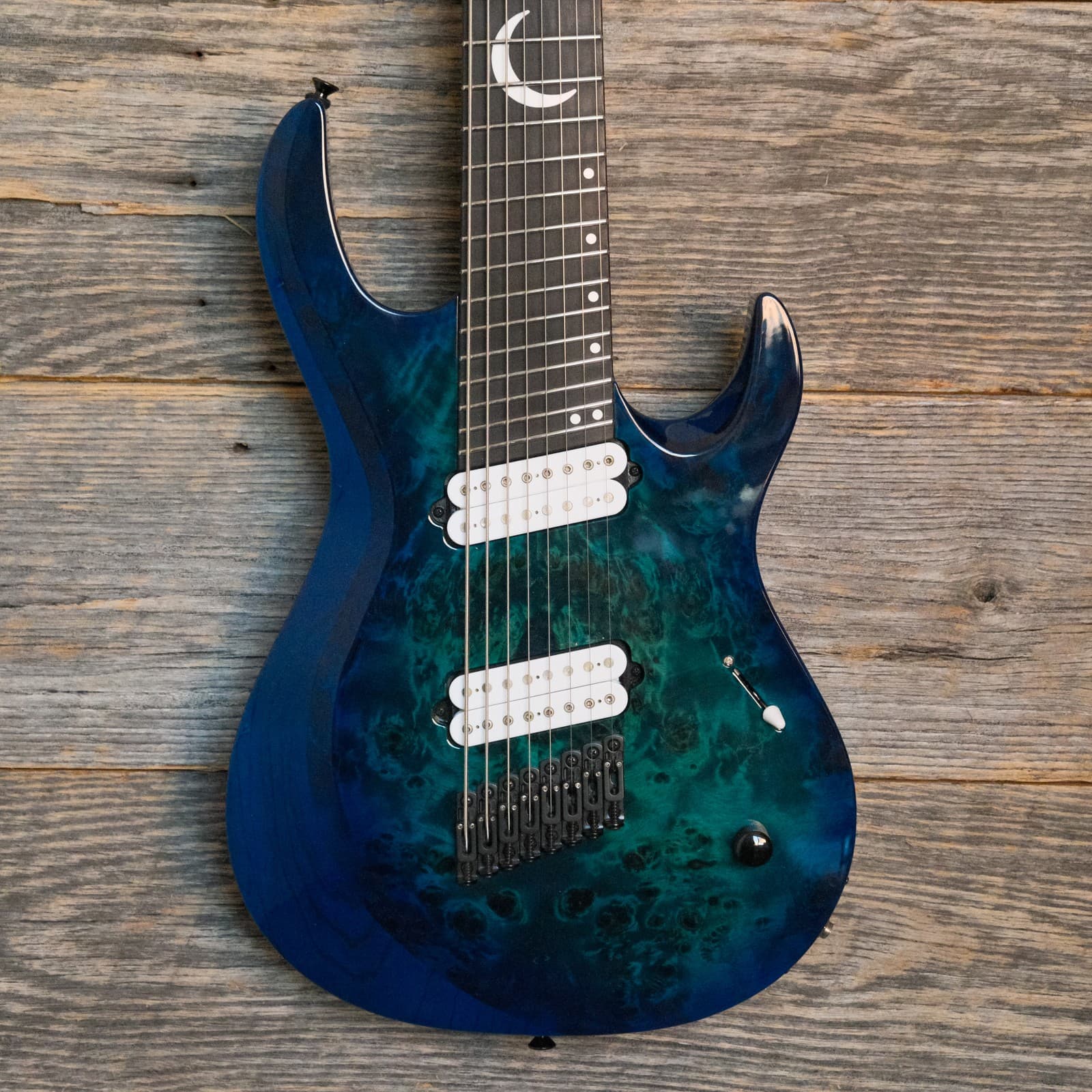 Used Kiesel 2022 Aries Multiscale 8-String Guitar - Aquaburst Gloss w/Bag