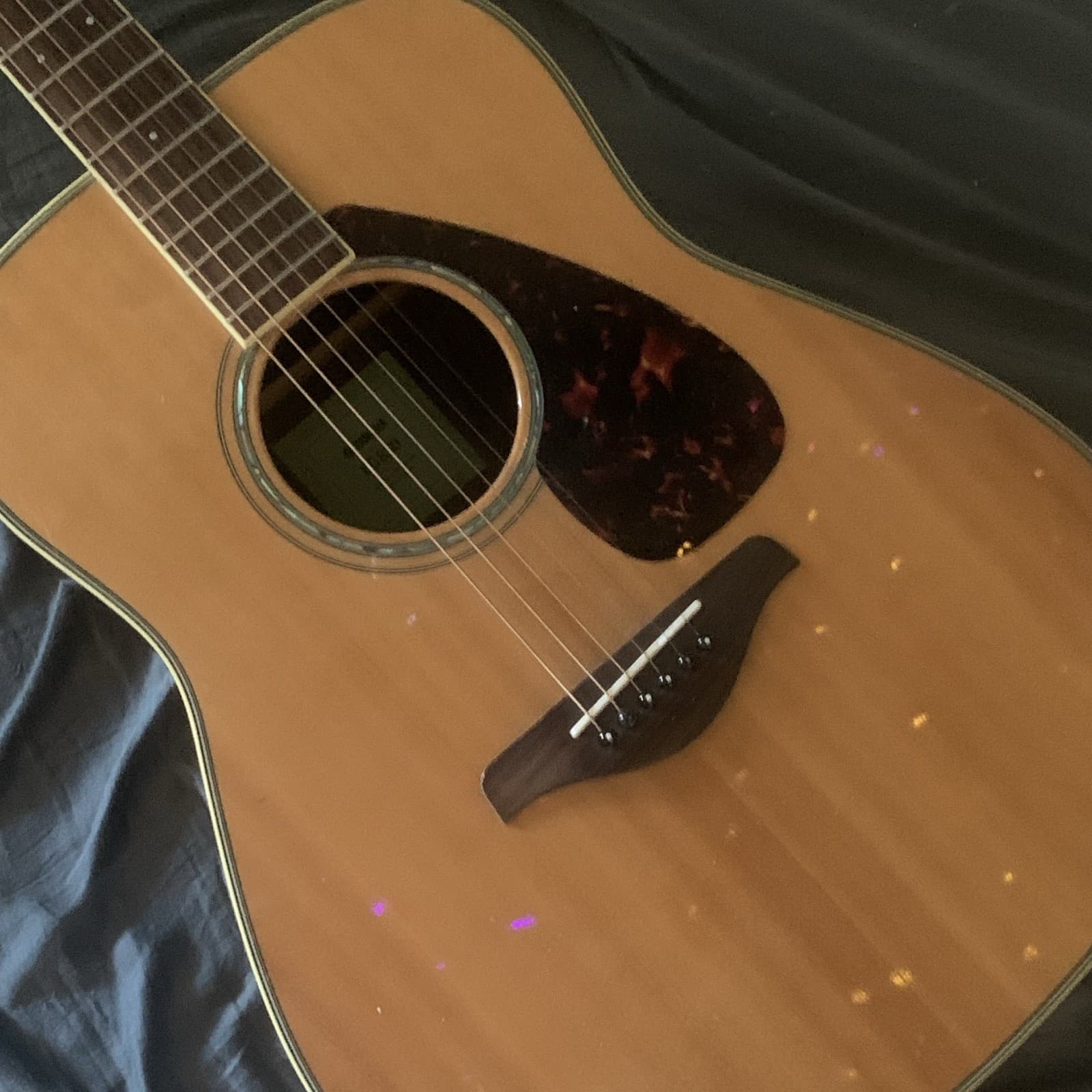 Yamaha FG830 FG Series Dreadnought Spruce Natural 6-String Right-Handed