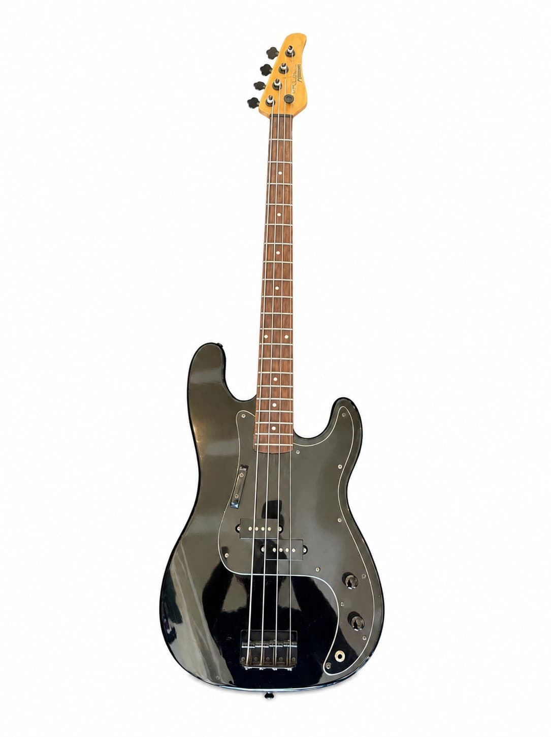 Kramer Focus 420S 4-String Electric Bass Guitar Black Vintage Project Bass