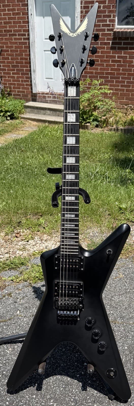 2012 Dean Modifier ML Electric Guitar Flat Black