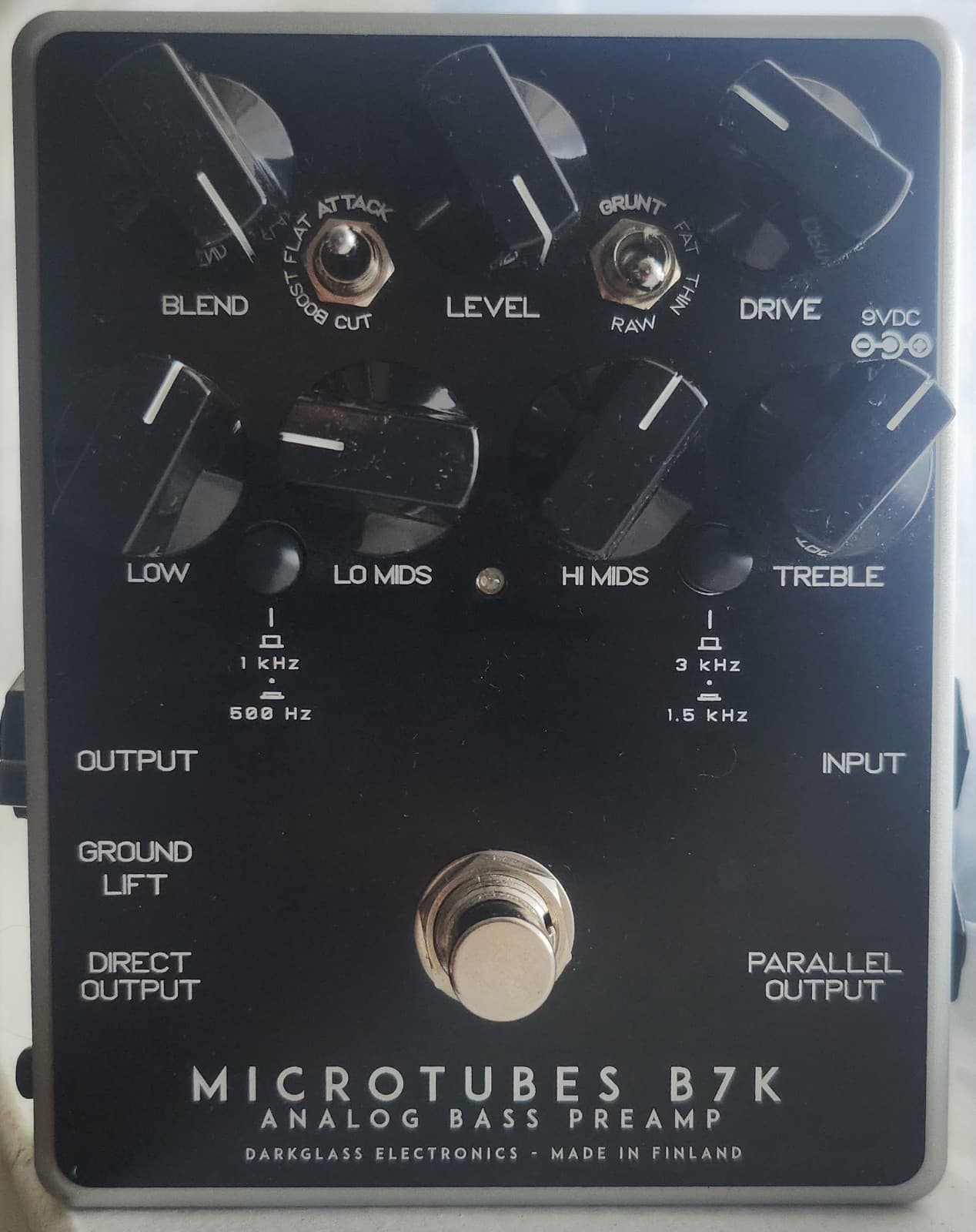 Darkglass Microtubes B7K Analog Bass Preamp Distortion Pedal for Bass Guitar