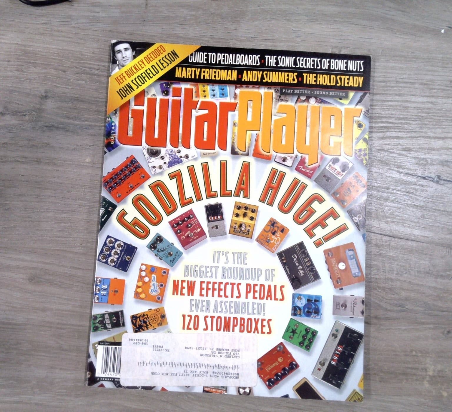 Guitar Player Magazine November 2011 120 Effects Pedals Stompboxes