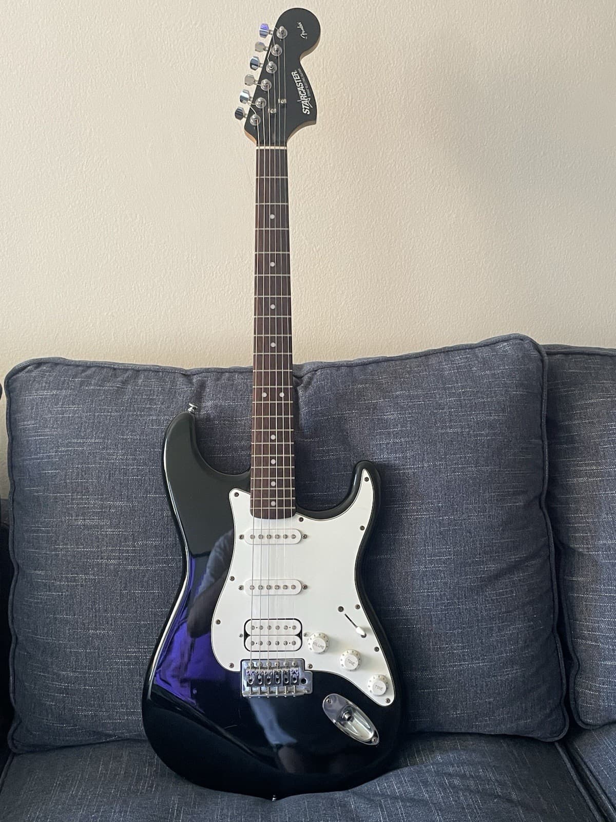 Fender Starcaster HSS Electric Guitar - 2010 Nebula Black
