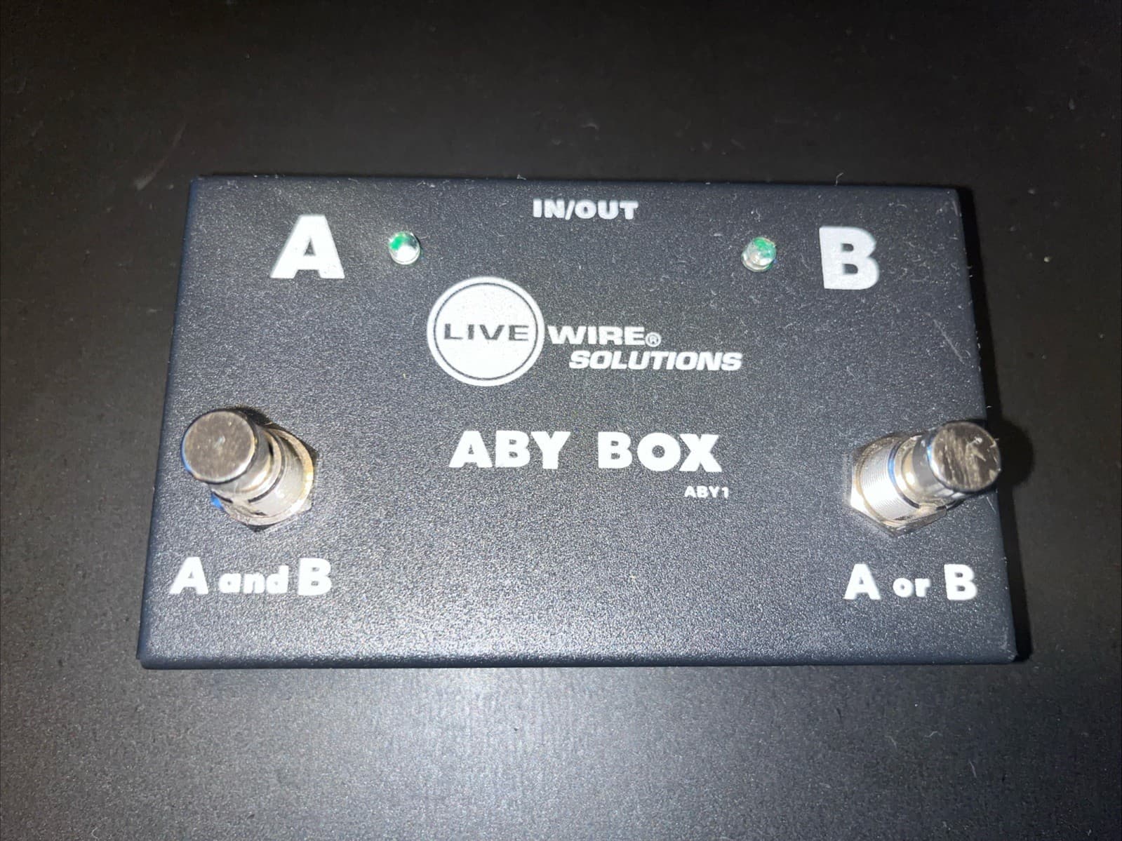 Live Wire Solutions ABY Box ABY1 Guitar Instrument Selector