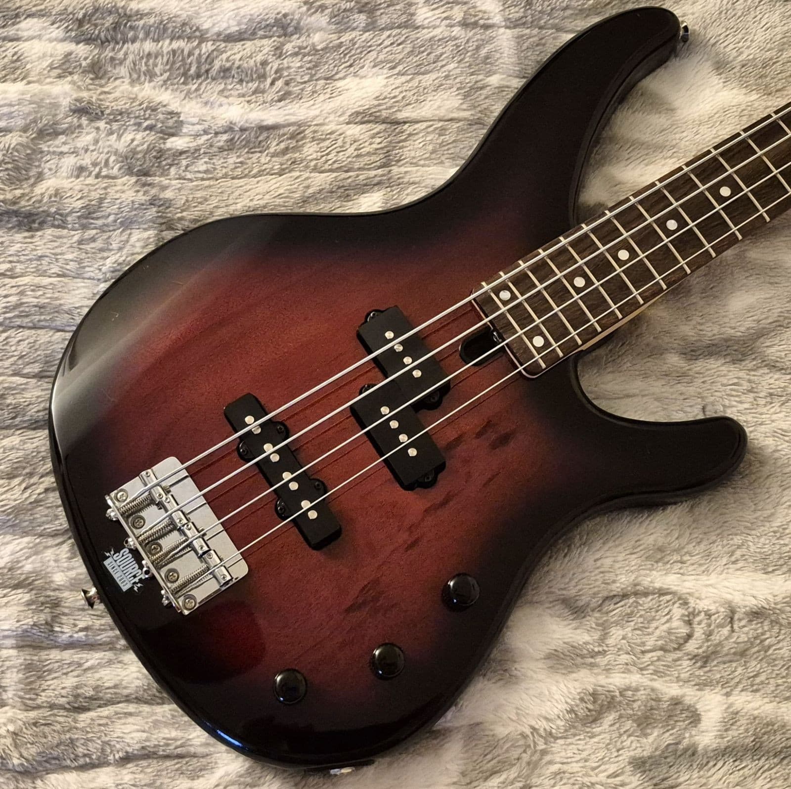 Yamaha TRBX174EW - 4-String Bass - 2010s - Tobacco Brown Sunburst - PJ - Set-up