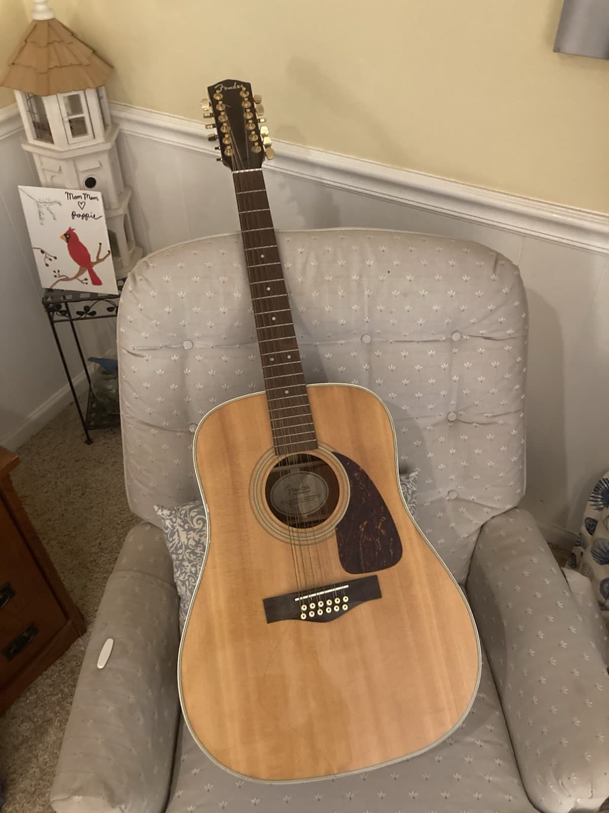 Fender DG-40S-12 String Guitar With Padded Case