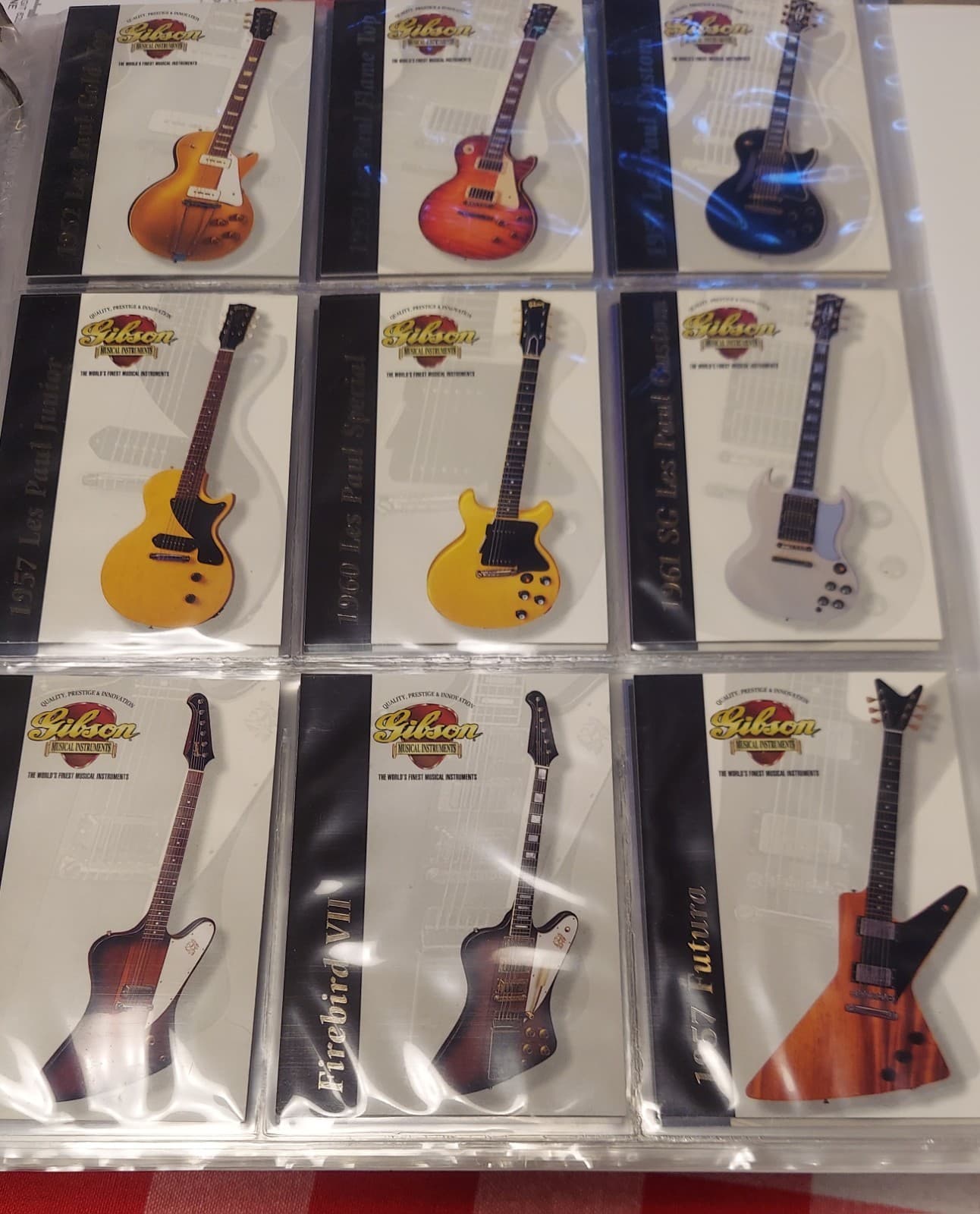 Gibson Guitar Trading Card Series 1 Full Set 50 pieces