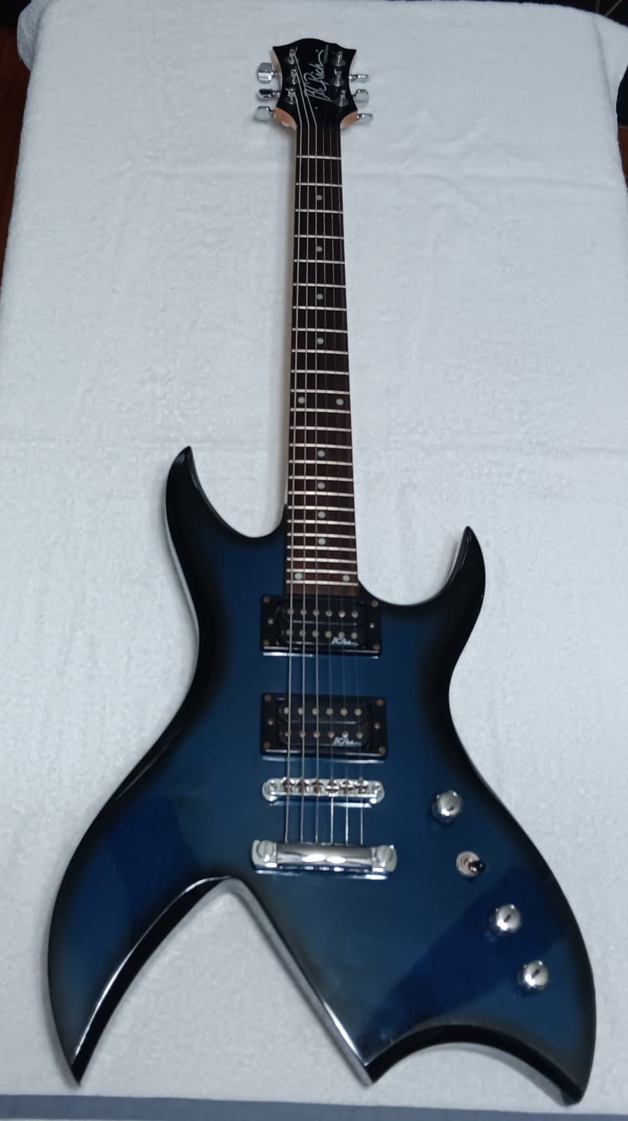B.C. Rich Bich Platinum Series Electric Guitar - Transparent Blue