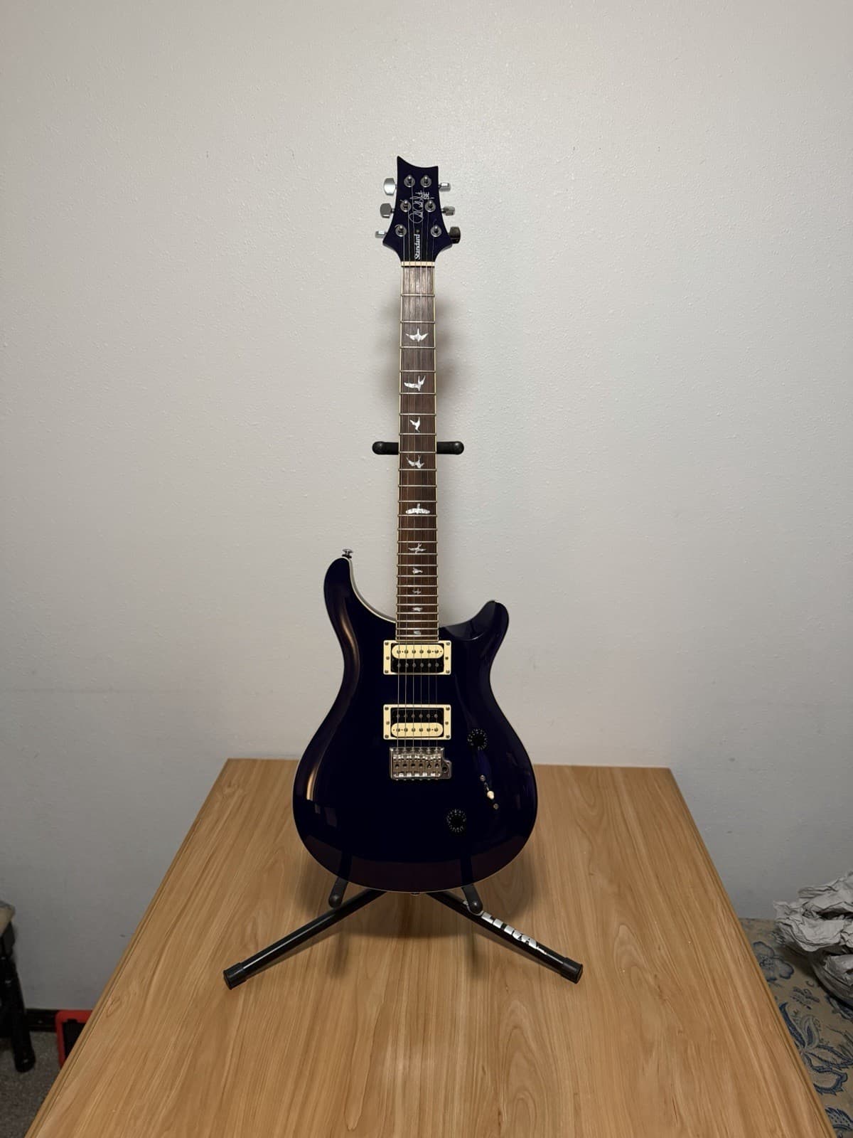 PRS Guitars SE Standard Electric Guitar, Blue, 6 String, Rosewood Fretboard