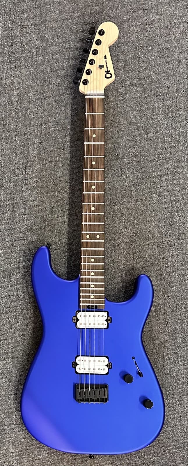 Charvel San Dimas Style 1 HH HT Hardtail - Upgraded Locking Tuners - Cobalt Blue