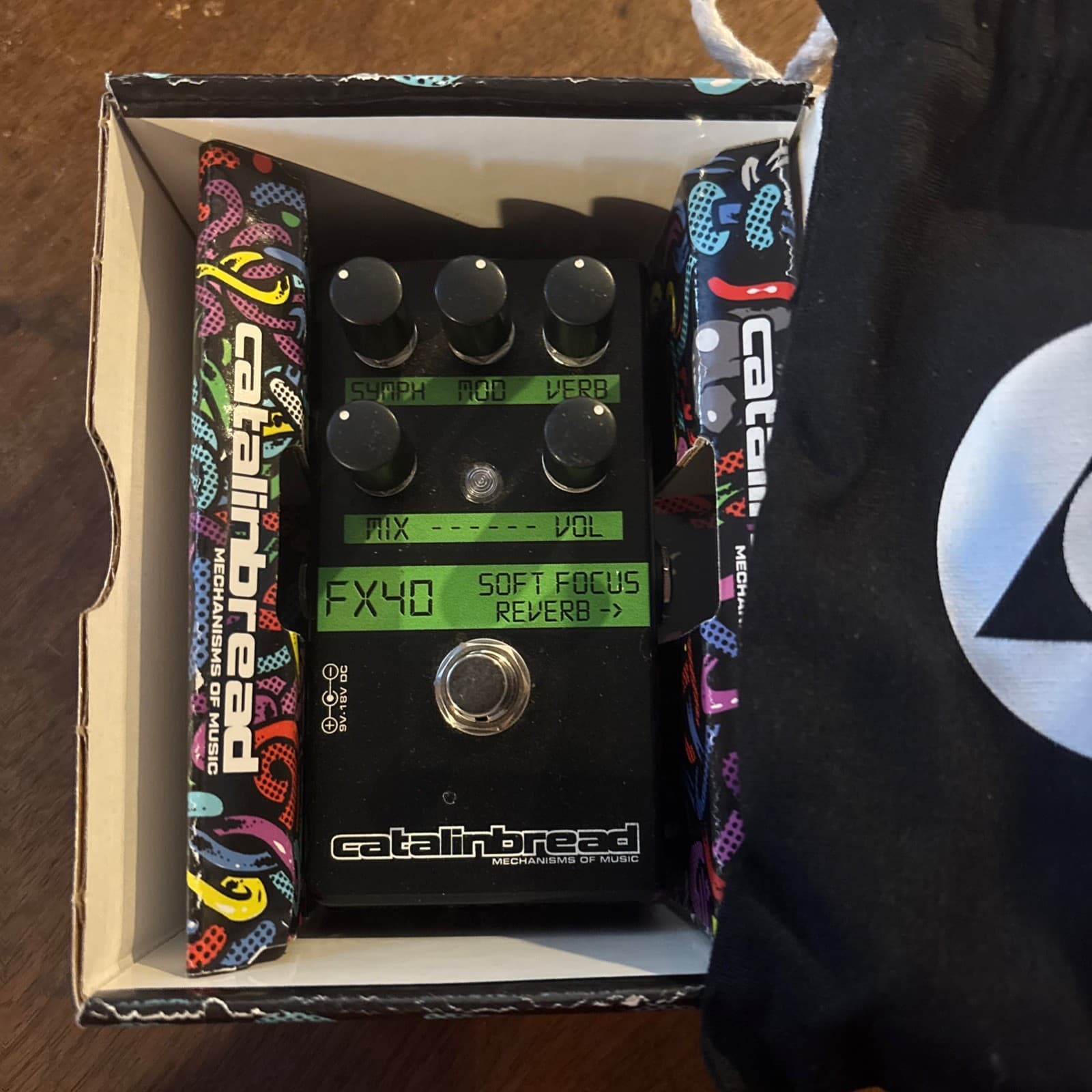 Catalinbread FX40 Soft Focus Shoegaze Reverb Guitar Pedal w/Box & Bag Ships US