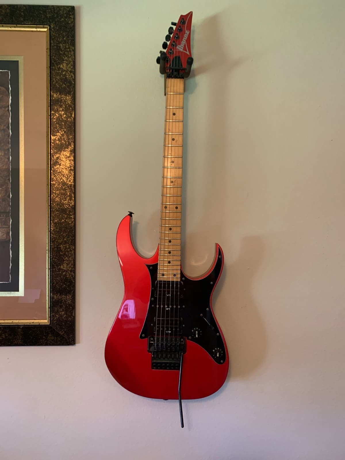 Vintage Ibanez RG550 - Candy Apple Red 1990 - All Original! Gig bag!