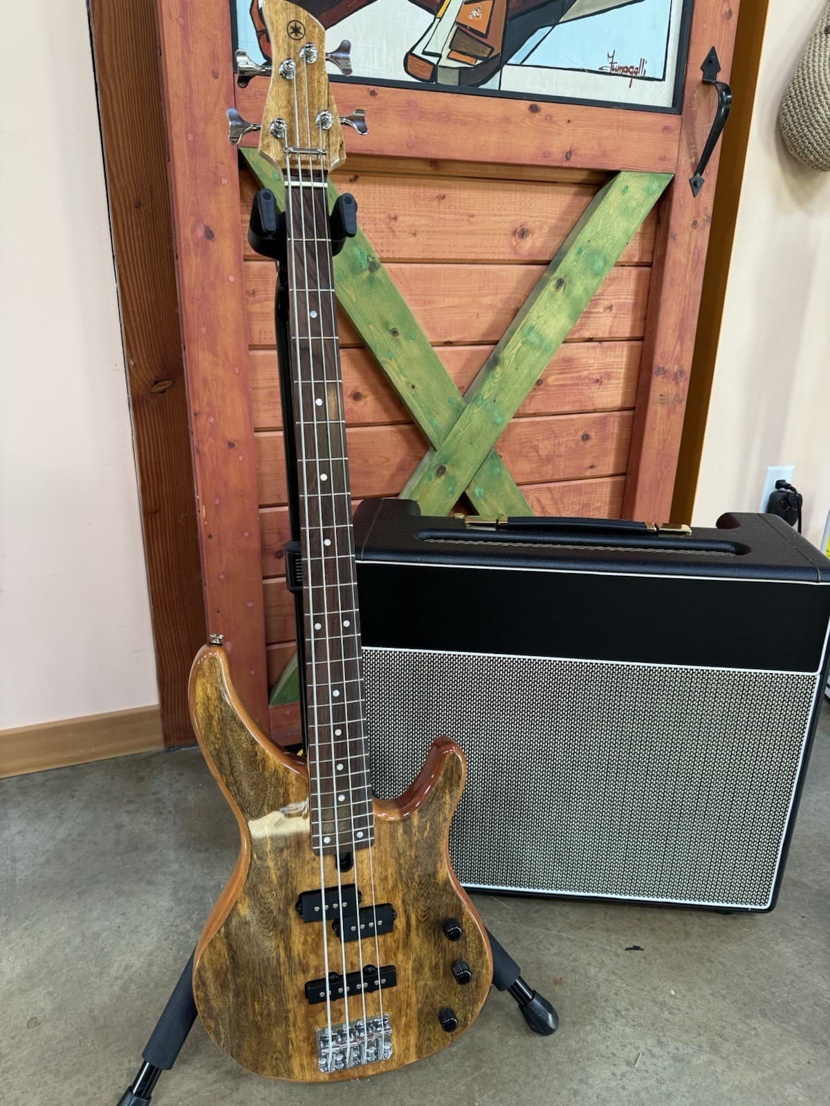 Yamaha TRBX174EWNT Electric Bass Guitar - Natural