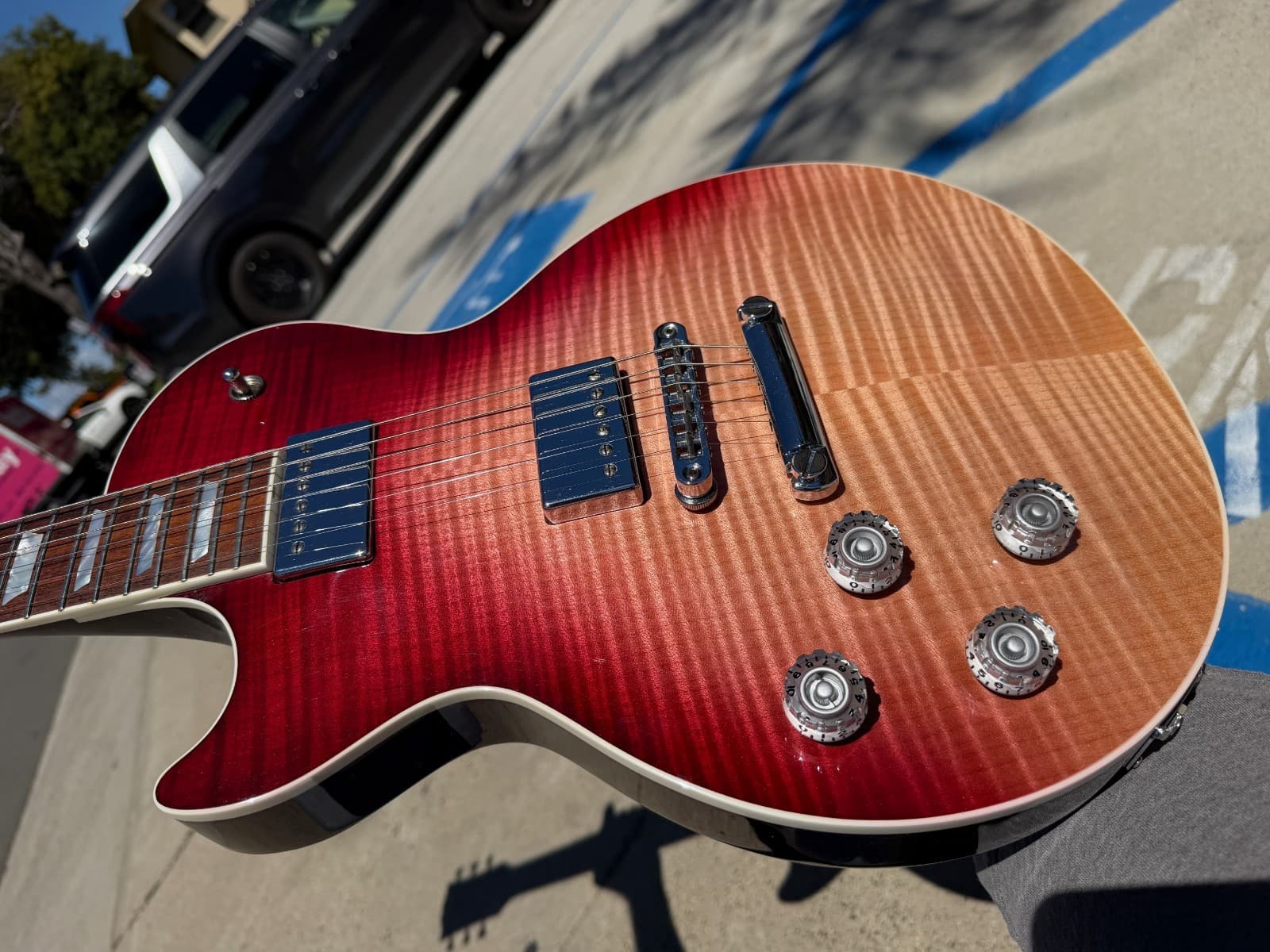 2018 Gibson Les Paul Standard HP Left Handed Pink Fade - 8.6 lbs w/ VIDEO