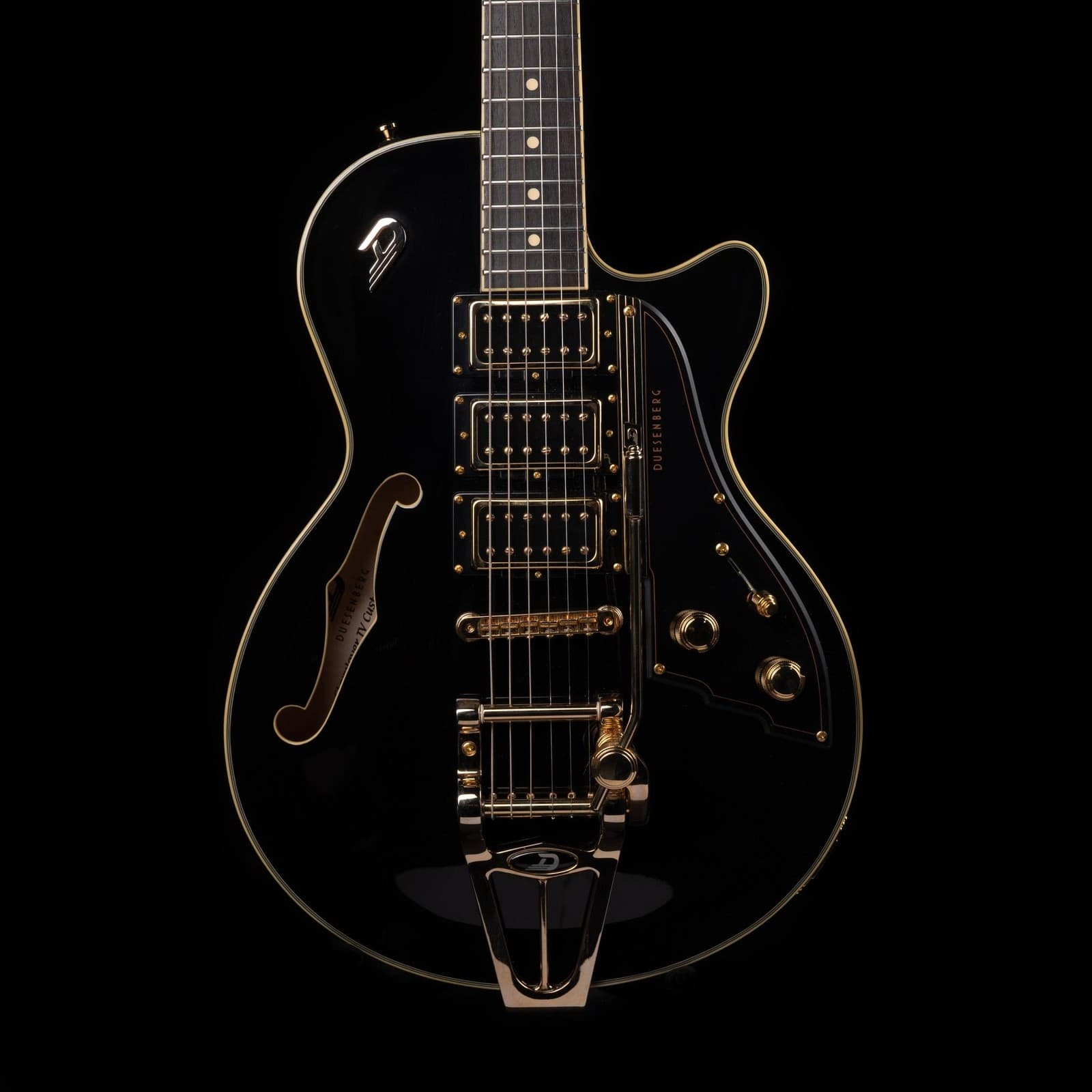 Pre Owned Dusenberg Starplayer TV Custom Semi-Hollow Body Black With OHSC