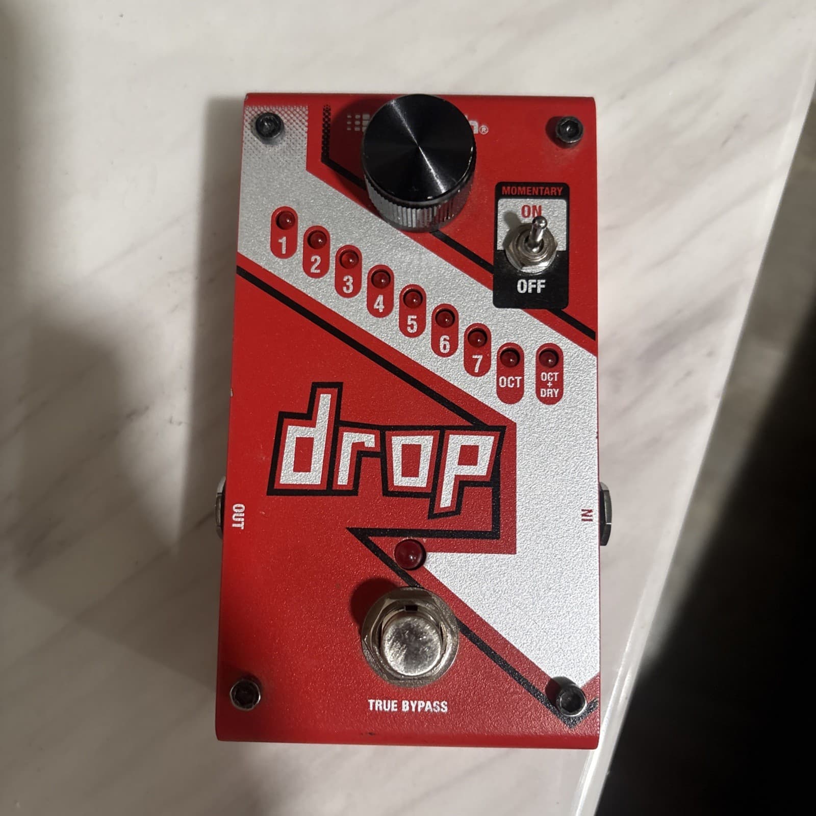DigiTech Drop Digital Pitch Shifter Effects Pedal guitar bass