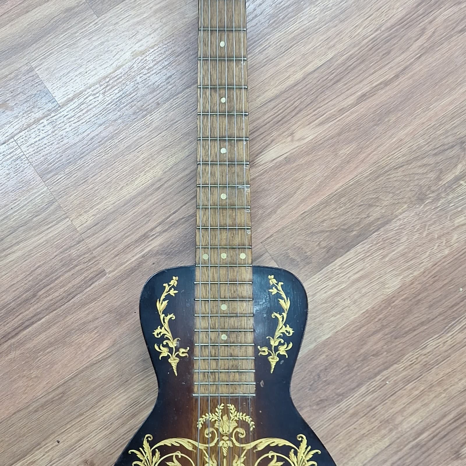 1938 Deluxe Oahu Lap Steel Guitar Tested and working.