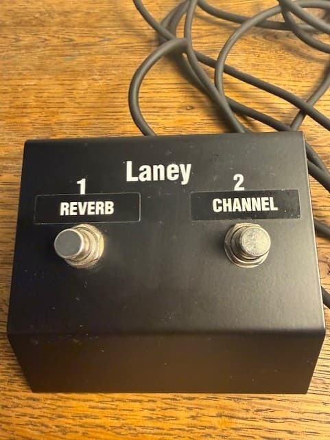 Laney Amp Footswitch Reverb Channel 2 Button Pedal Guitar Amplifier FS