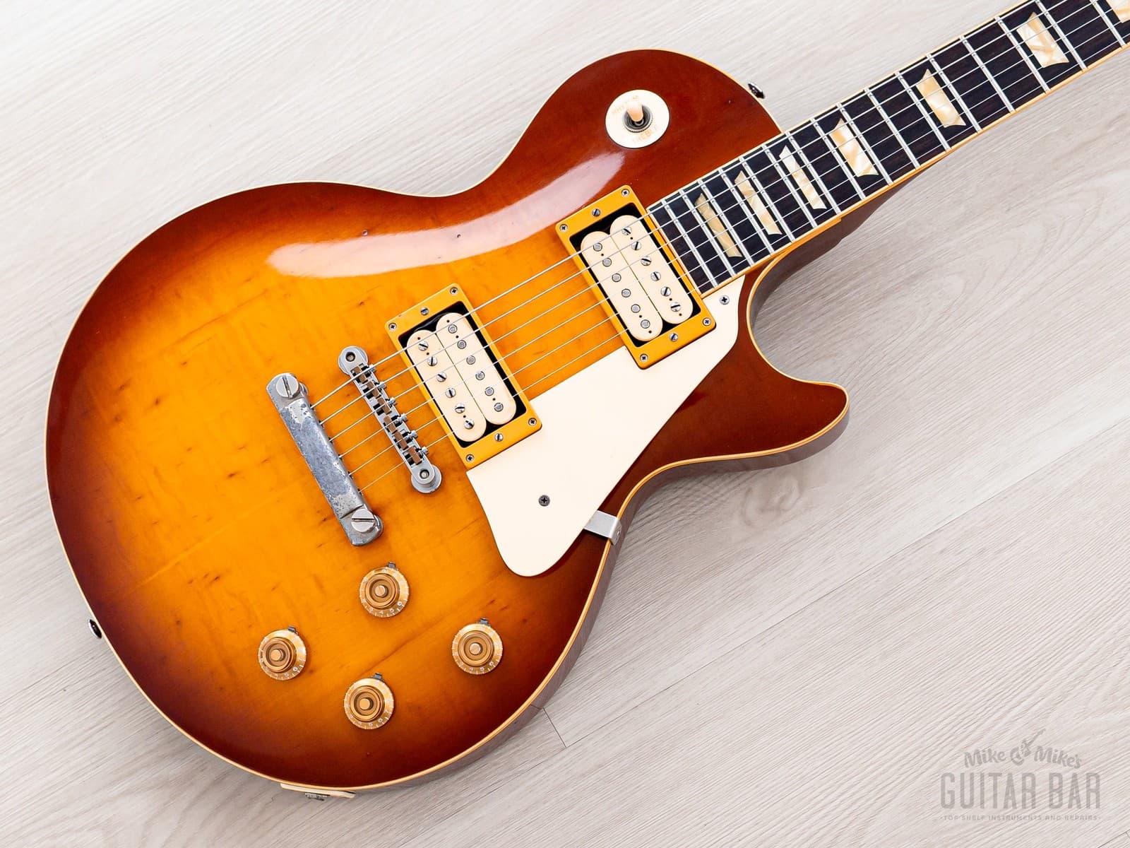 1980 Tokai Reborn Old Love Rock LS120 w/ Case, Double Cream DiMarzio PAF