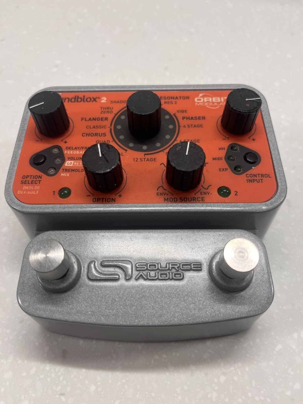 SOURCE AUDIO Soundblox2 Orbital Modulator Guitar Effects Pedal Flanger Phaser
