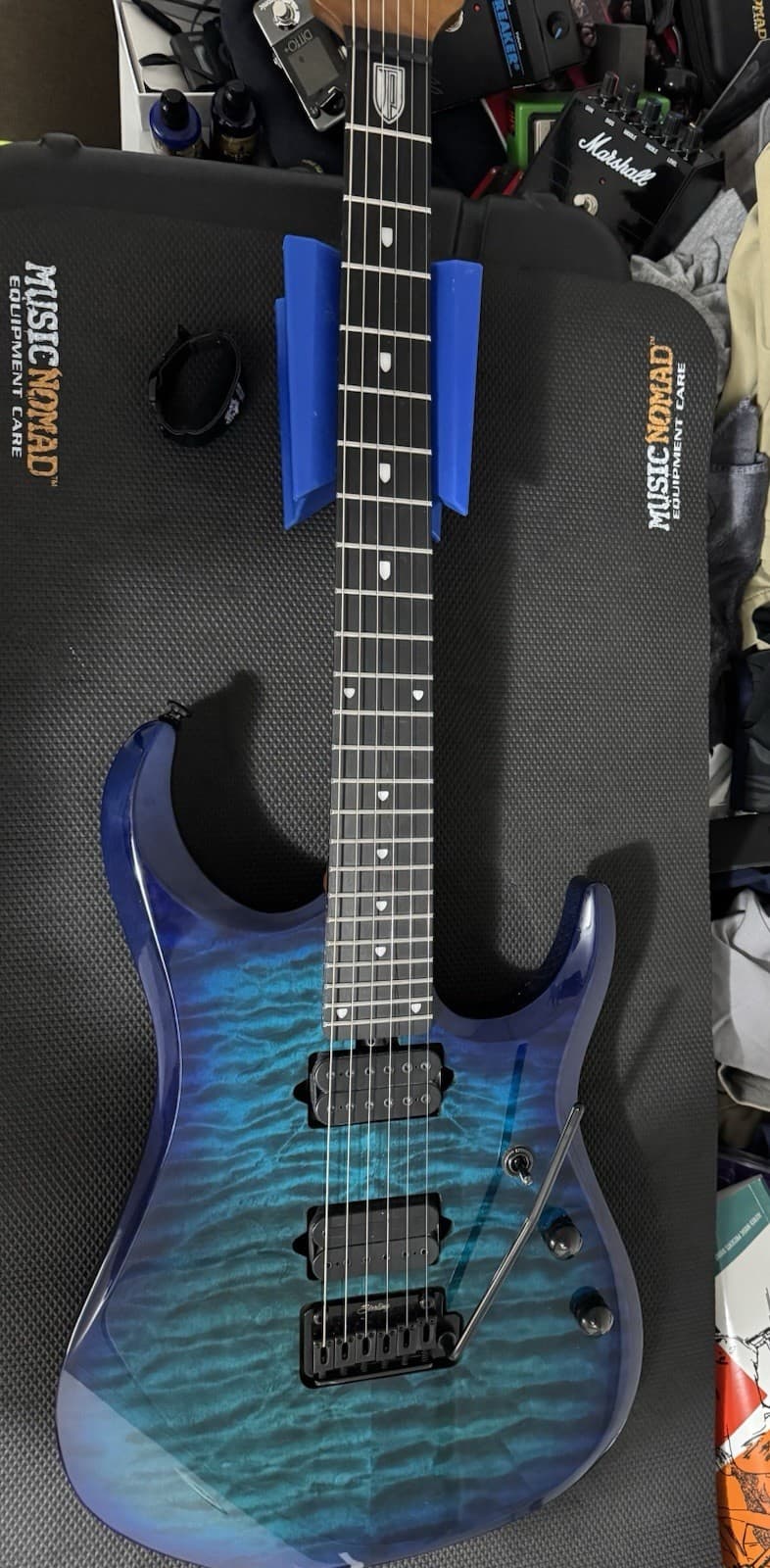 Sterling by Music Man John Petrucci JP150 DiMarzio Guitar, Cerulean Paradise