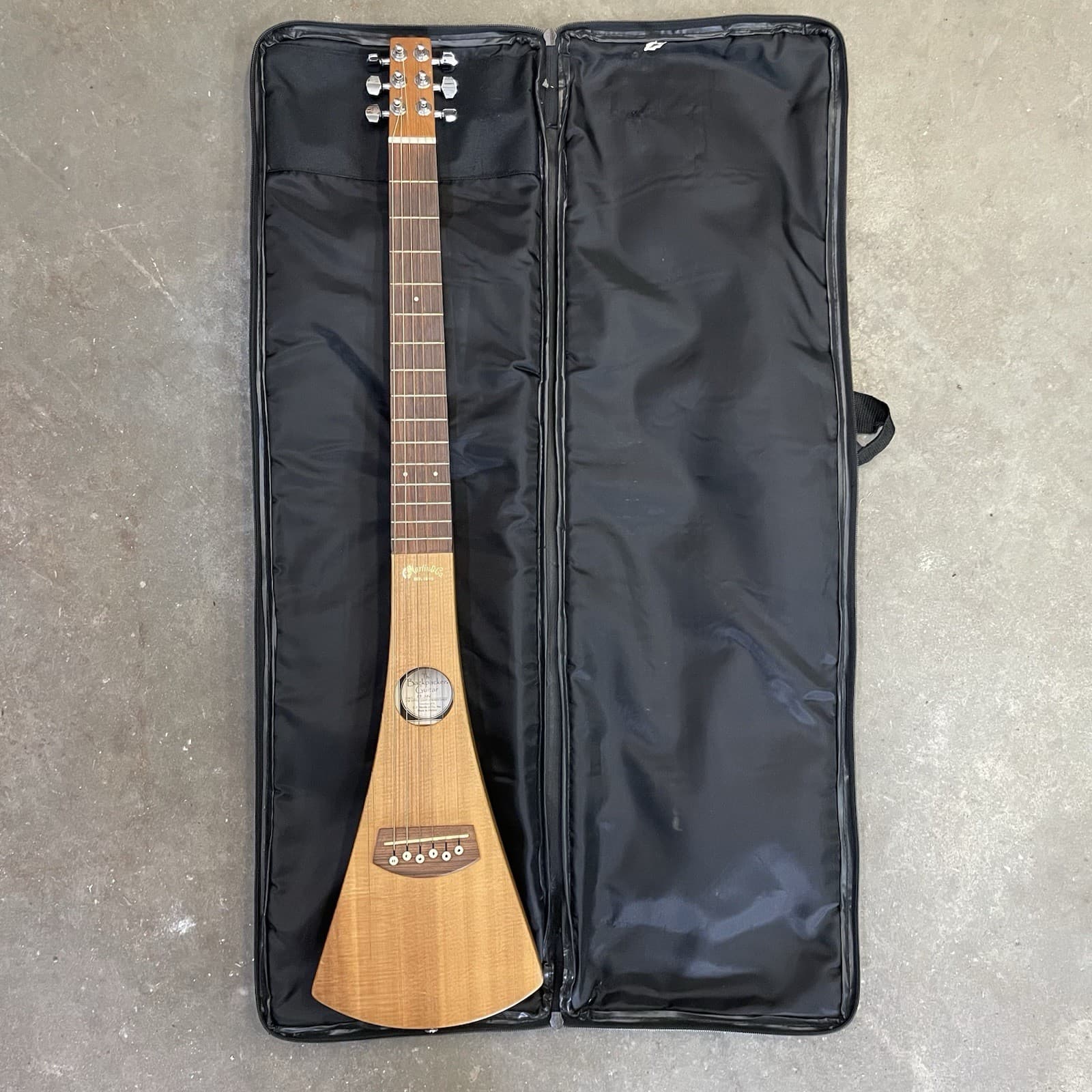 Martin The Backpacker Guitar Compact Travel Acoustic & SOFT CASE Excellent Cond.